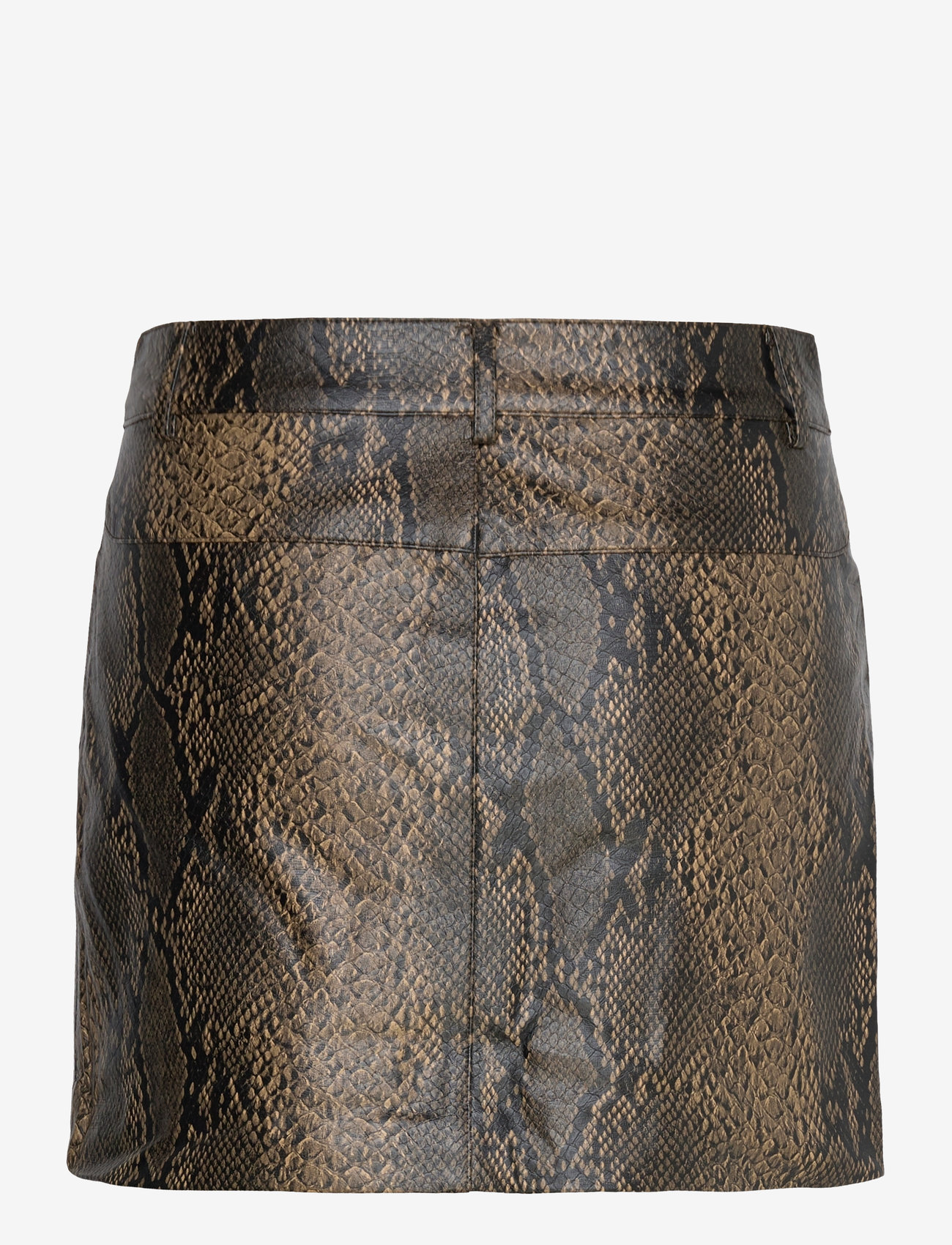 Mango - Mini-skirt with animal-print effect - korta kjolar - light beige - 2
