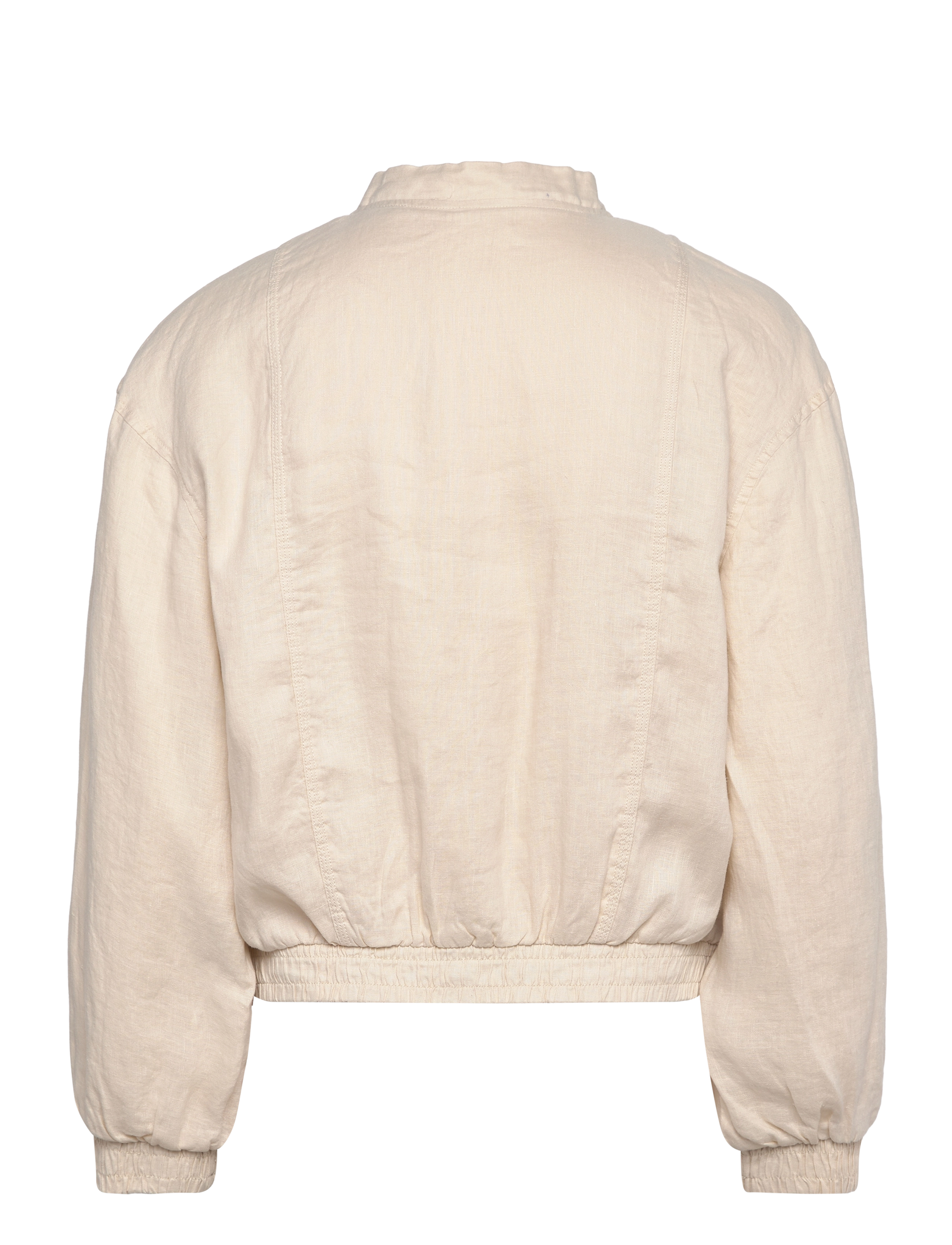 Mango - Buttons linen-blend jacket - frühlingsjacken - light beige - 2