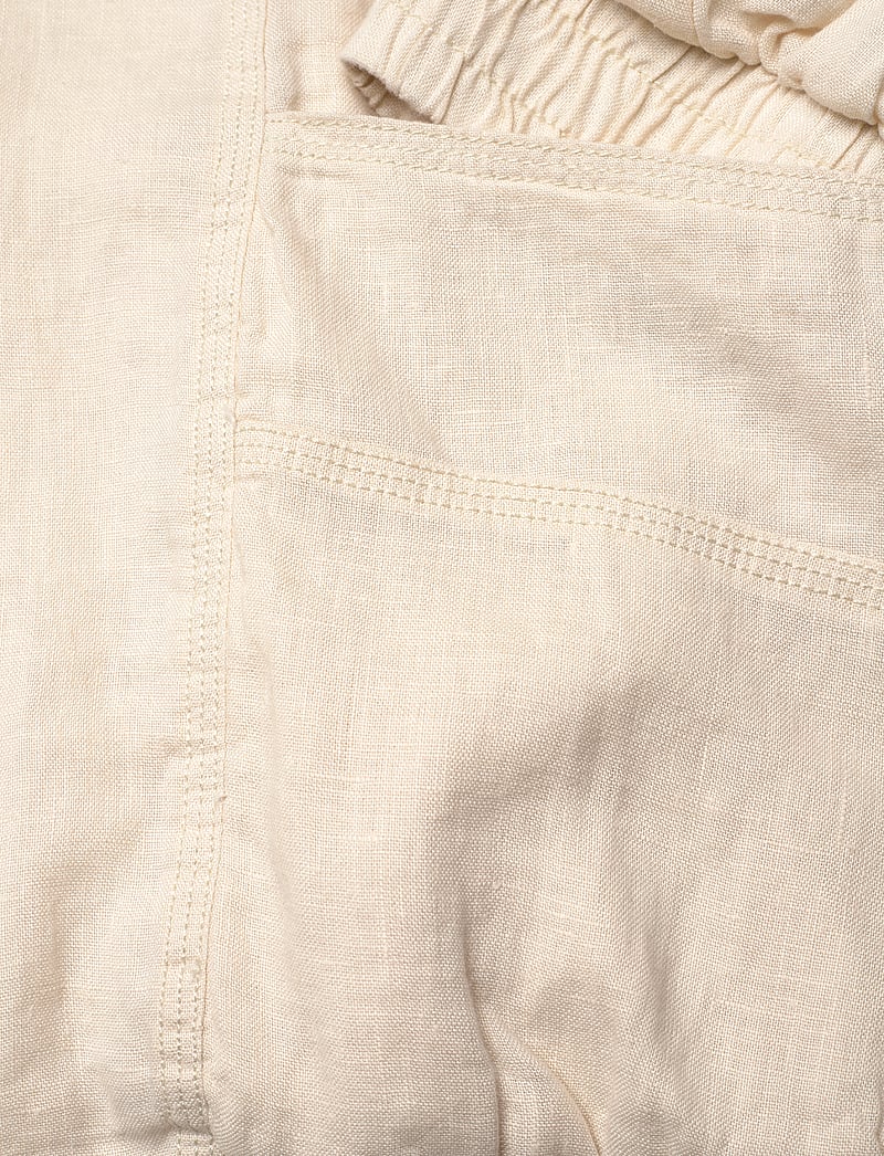 Mango - Buttons linen-blend jacket - höstjackor - light beige - 5