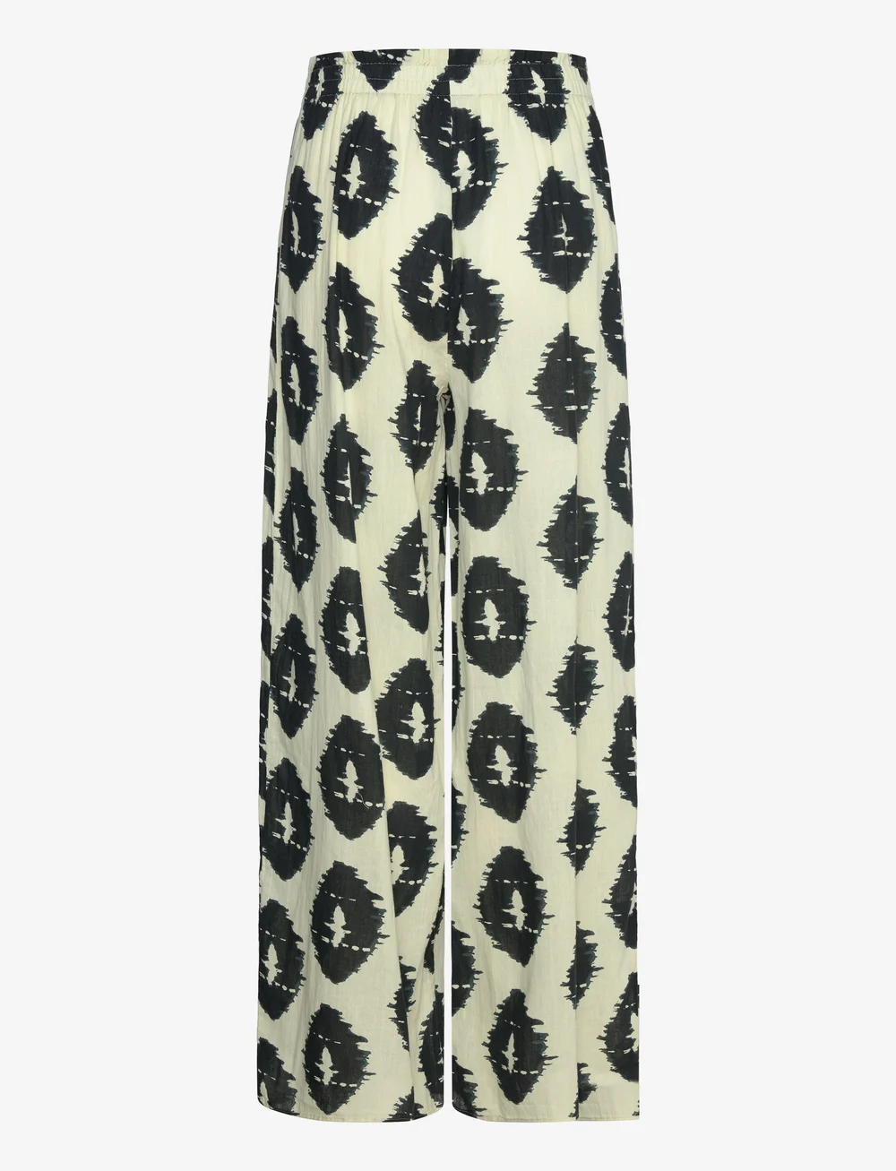 Mango - Wideleg printed trousers - bukser med brede ben - light beige - 2