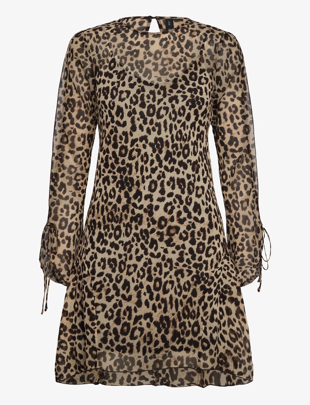 Mango Short Leopard print Dress Kurze Kleider Boozt
