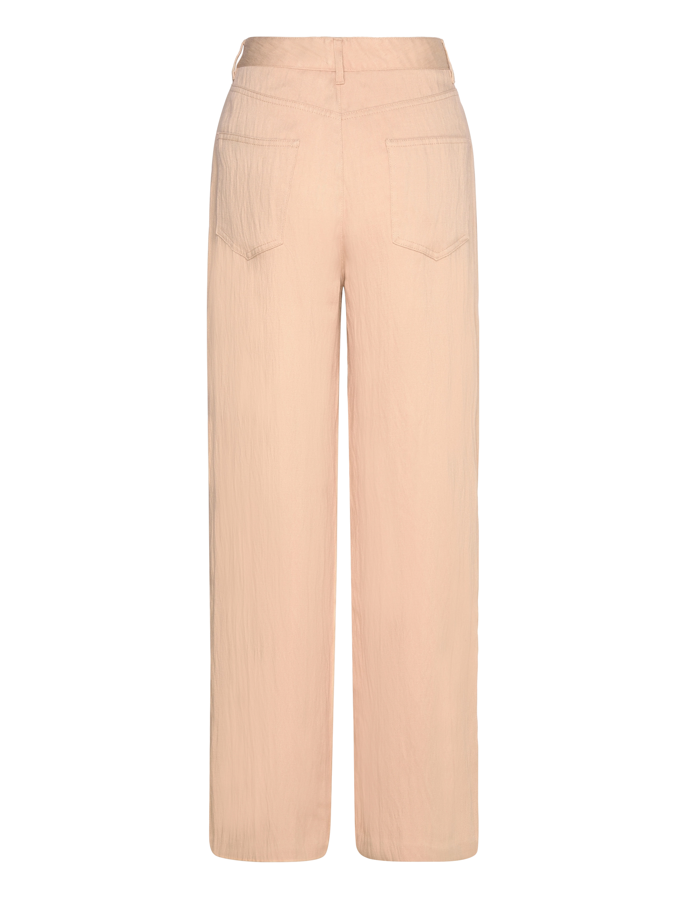 Mango - Flowy straight-fit trousers - rette bukser - light beige - 1
