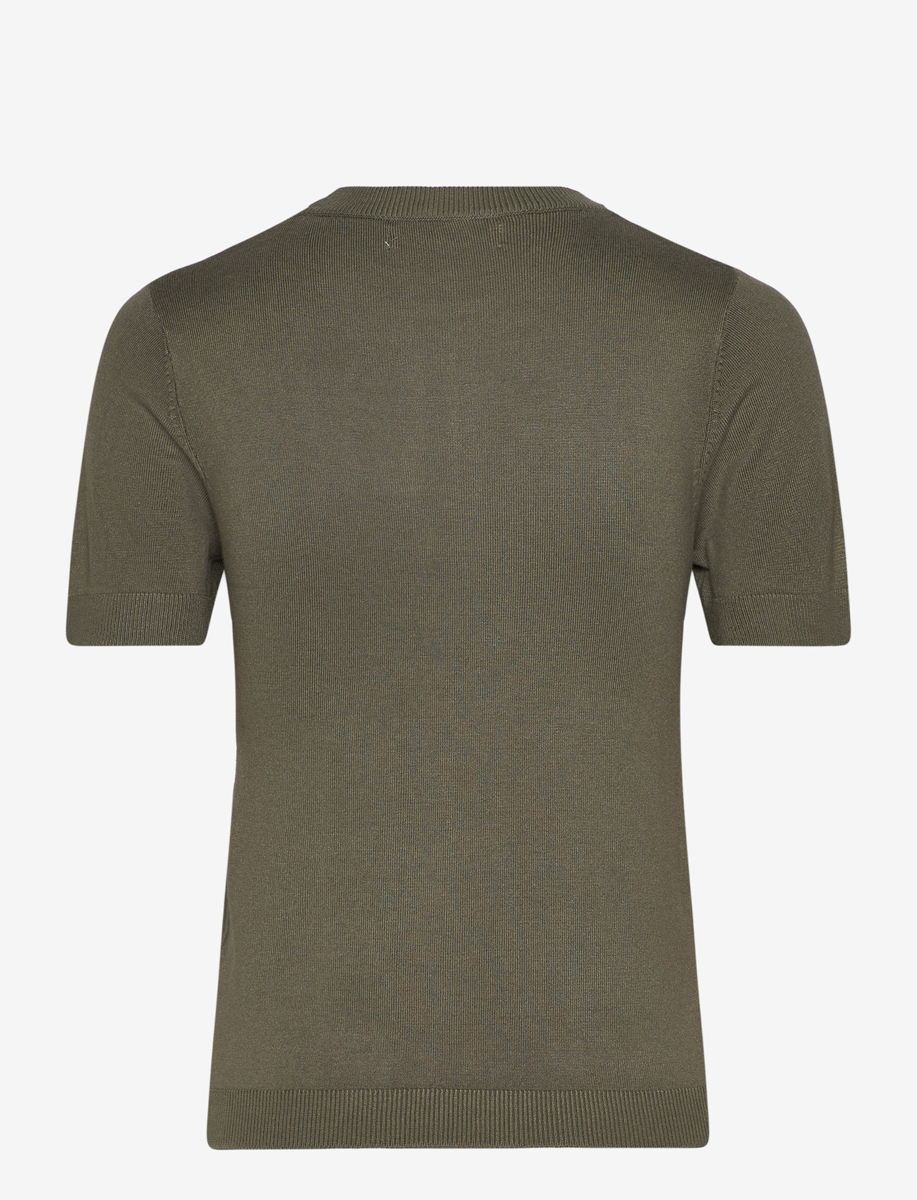 Mango - Short-sleeved fine-knit sweater - beige - khaki - 1