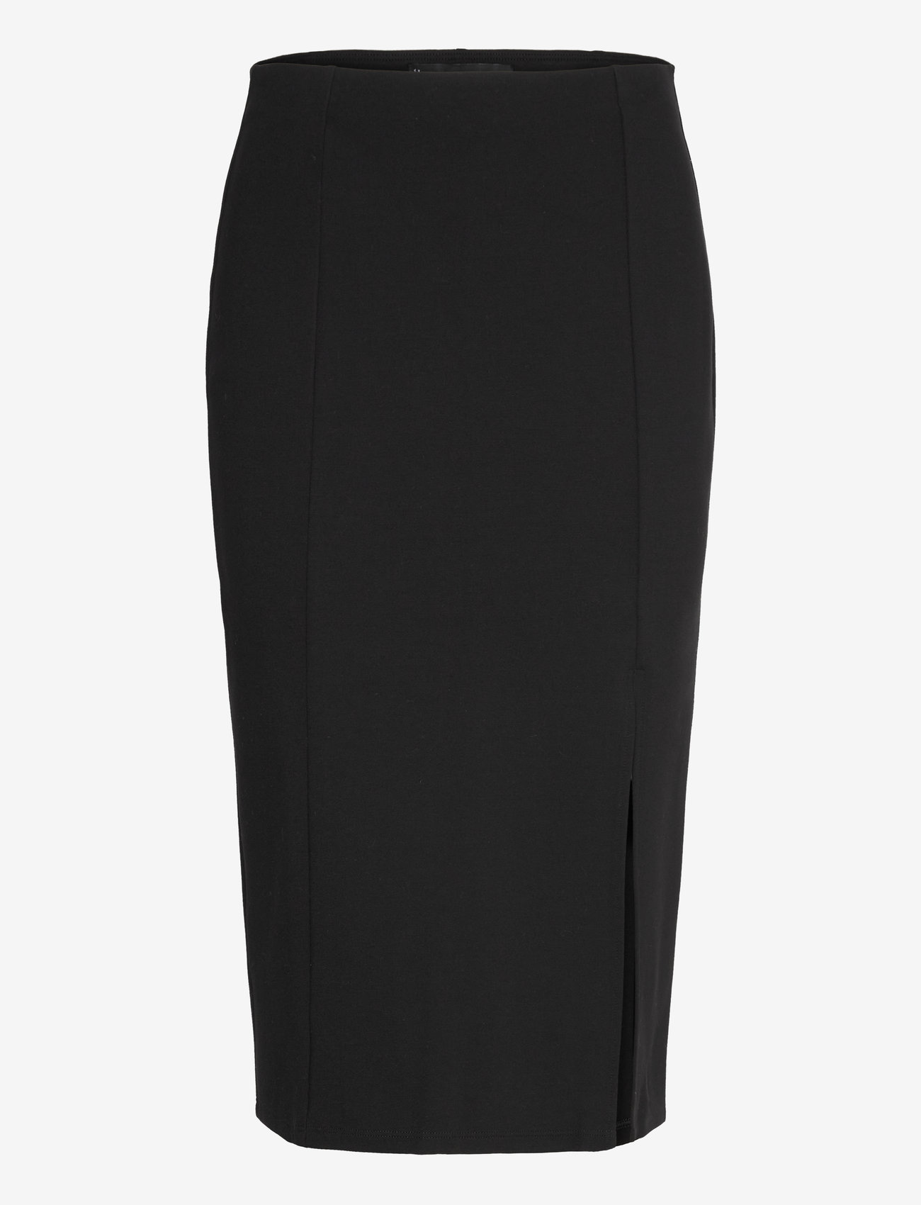 Mango - Pencil skirt with Rome-knit opening - die niedrigsten preise - black - 1