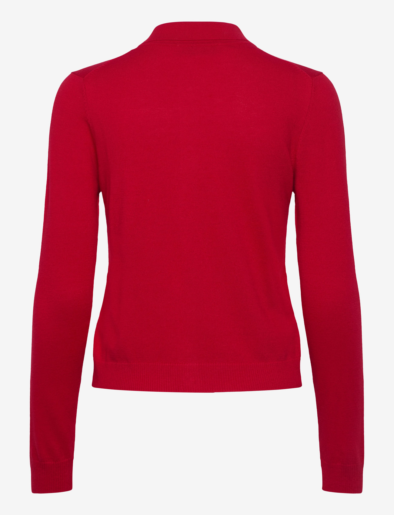 Mango - Polo-neck cardigan - red - 1
