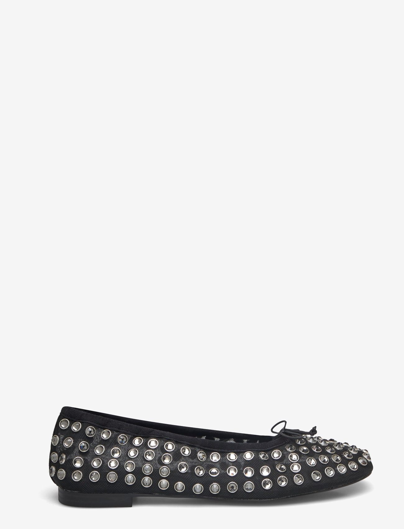 Mango - Studded mesh ballerina shoes - kvinder - black - 1