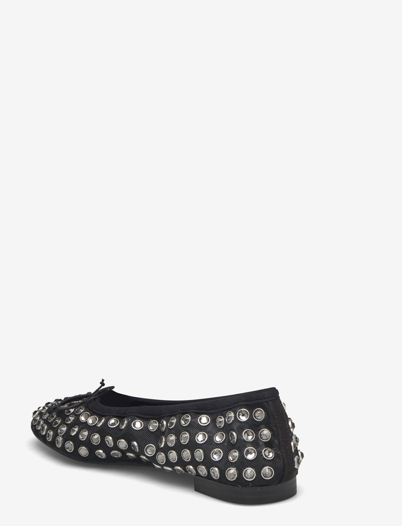 Mango - Studded mesh ballerina shoes - kvinder - black - 2