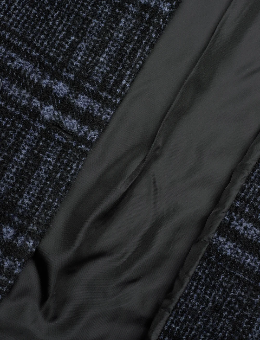 Mango - Checked wool-blend coat - mäntel - medium blue - 5