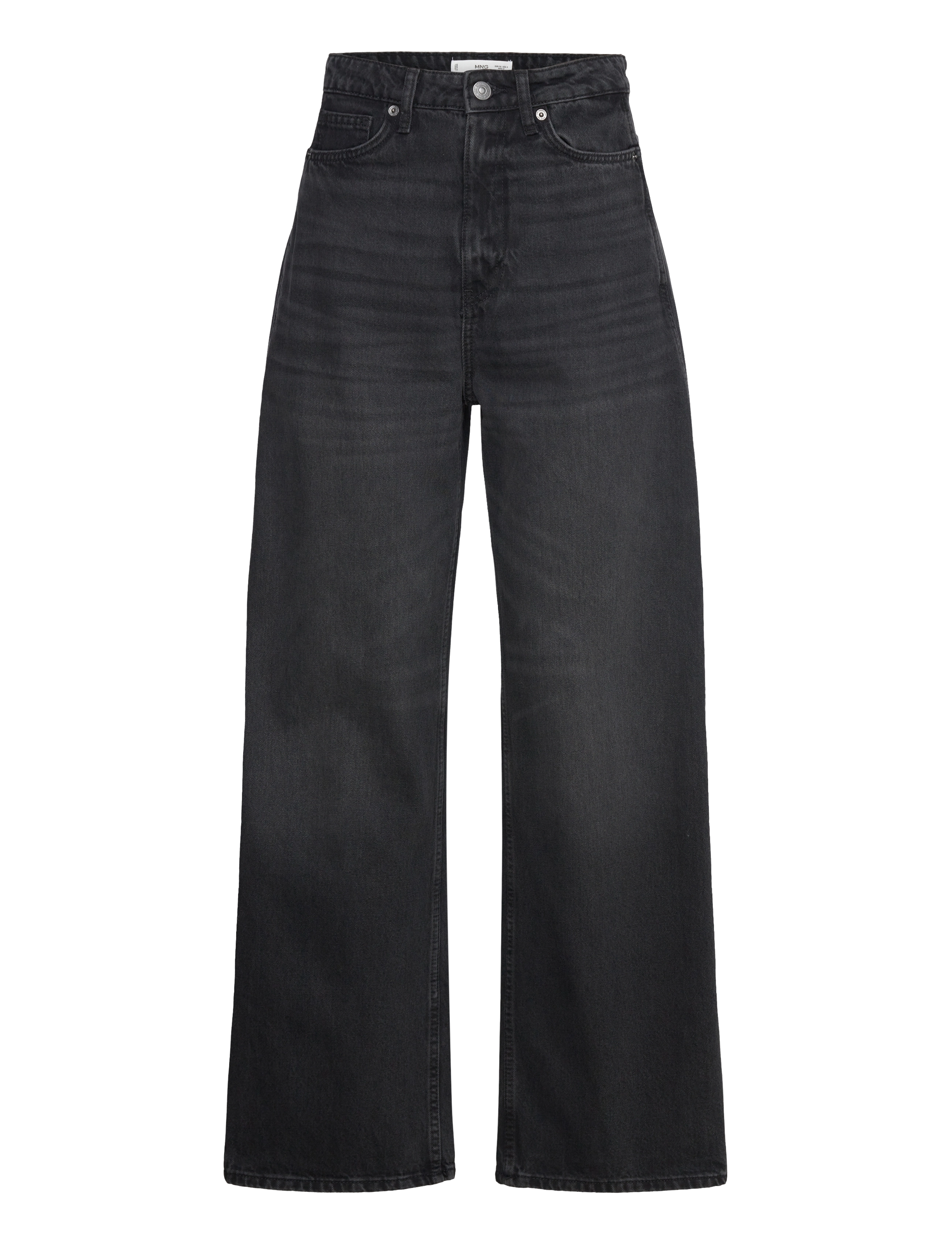 Mango - High-waist balloon jeans - open grey - 1