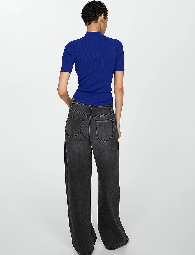 Mango - High-waist balloon jeans - barrel jeans - open grey - 3