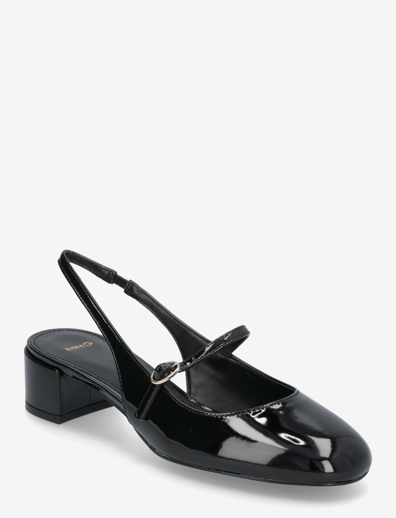 Mango - Heeled shoes with buckle - laveste priser - black - 0