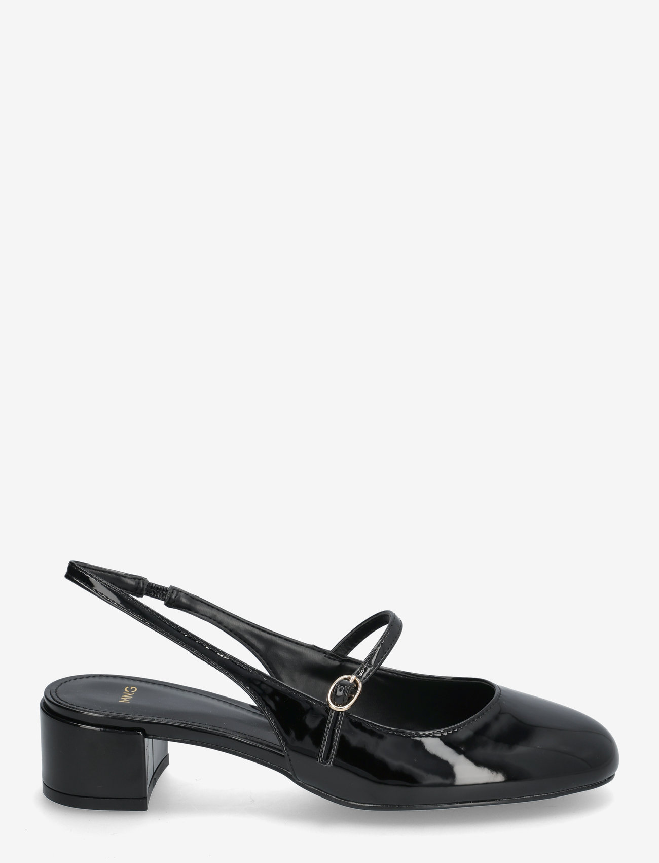 Mango - Heeled shoes with buckle - laveste priser - black - 1