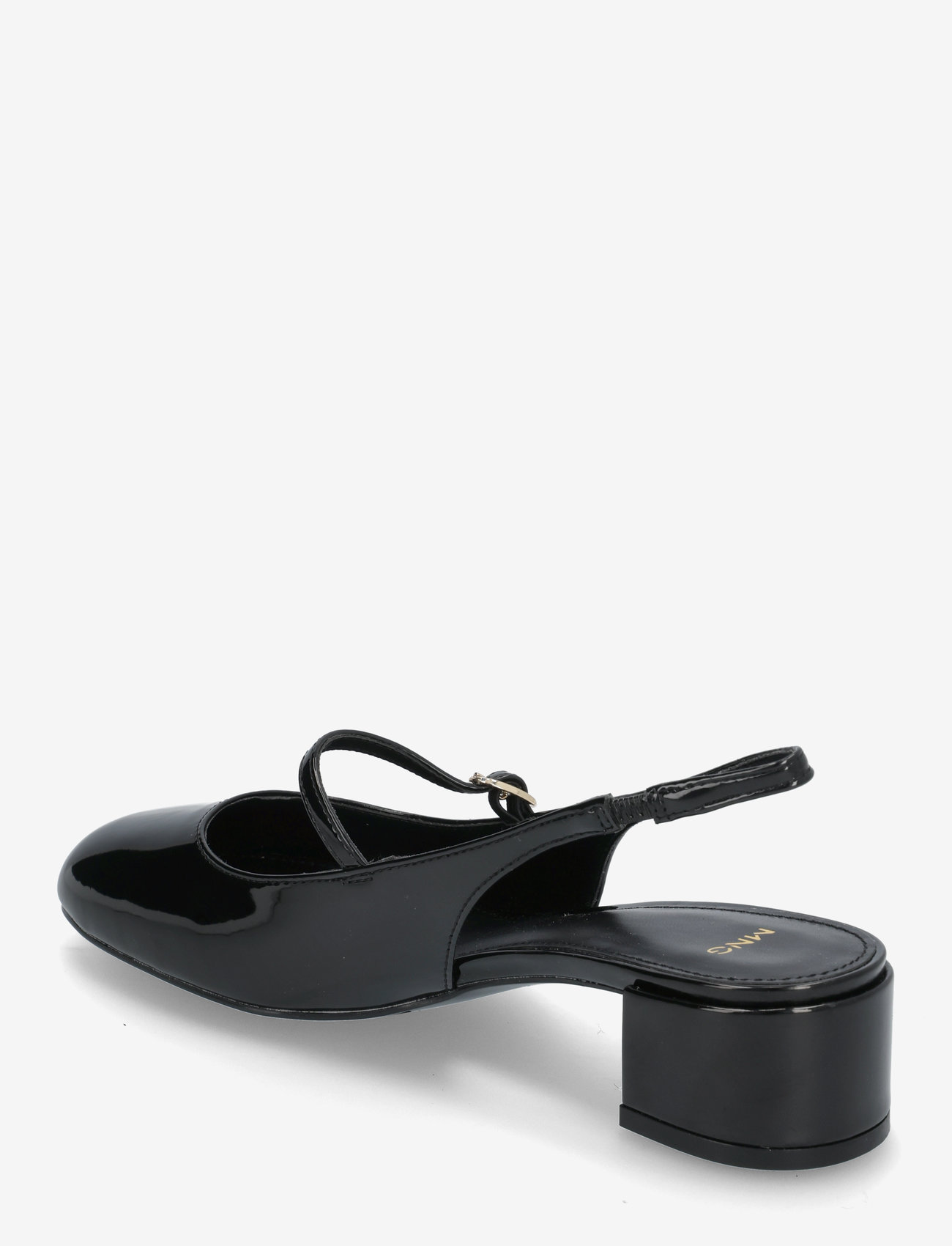 Mango - Heeled shoes with buckle - laveste priser - black - 2