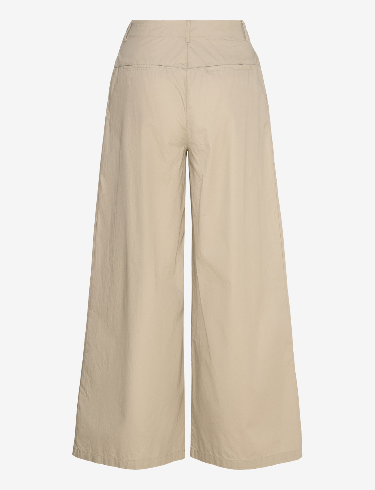 Mango - Cotton pleated trousers - bukser med brede ben - turquoise - aqua - 1