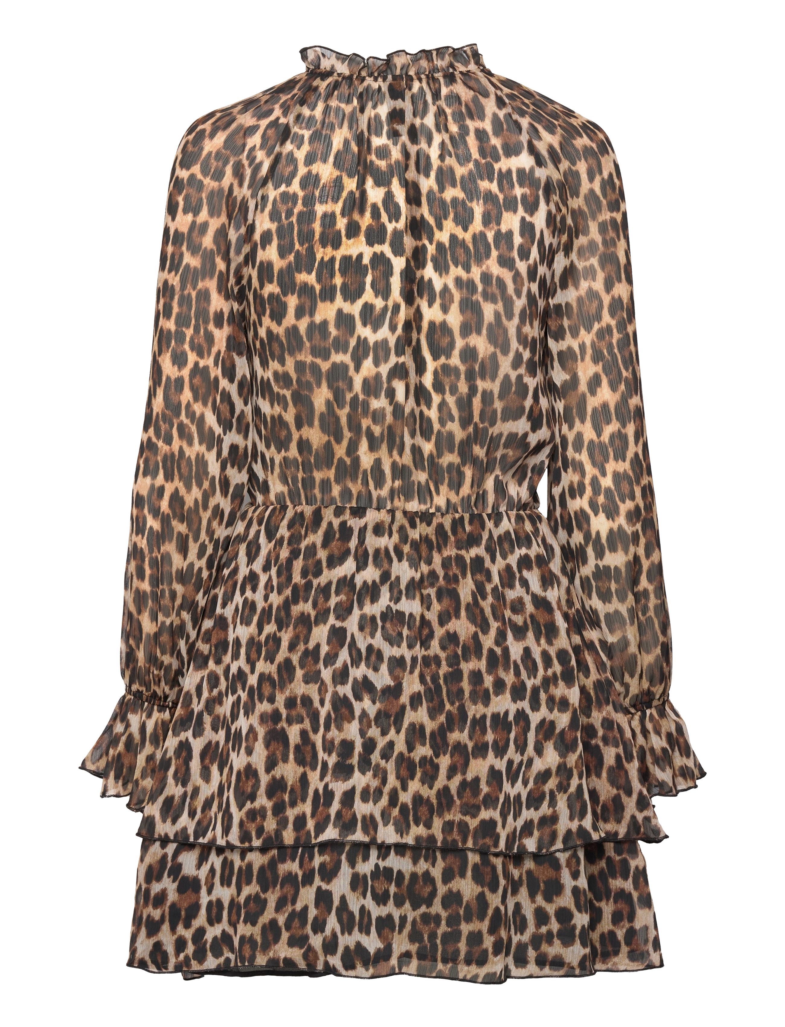 Mango - Leopard-print flared dress - party wear at outlet prices - brown - 2