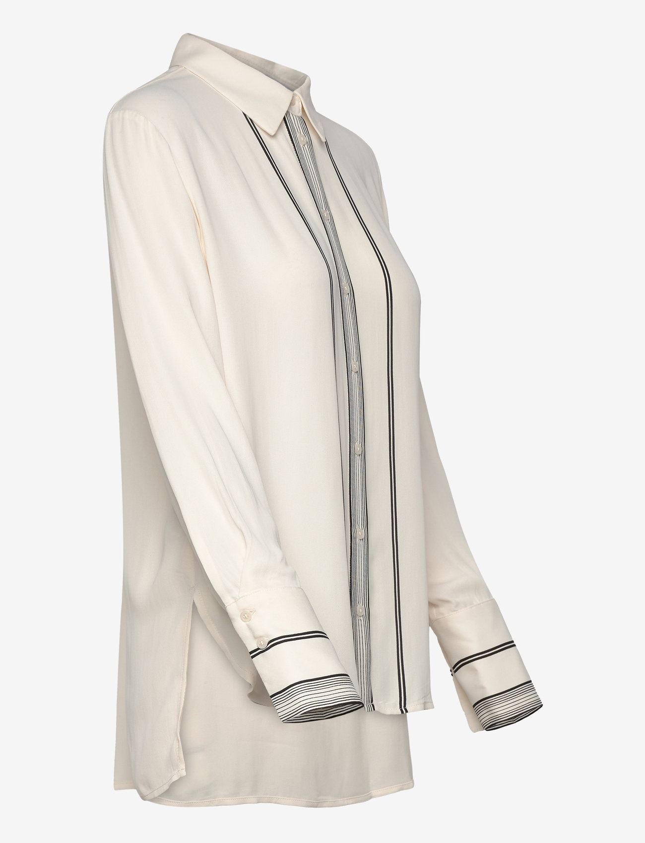 Mango - Shirt with contrasting details - natural white - 4