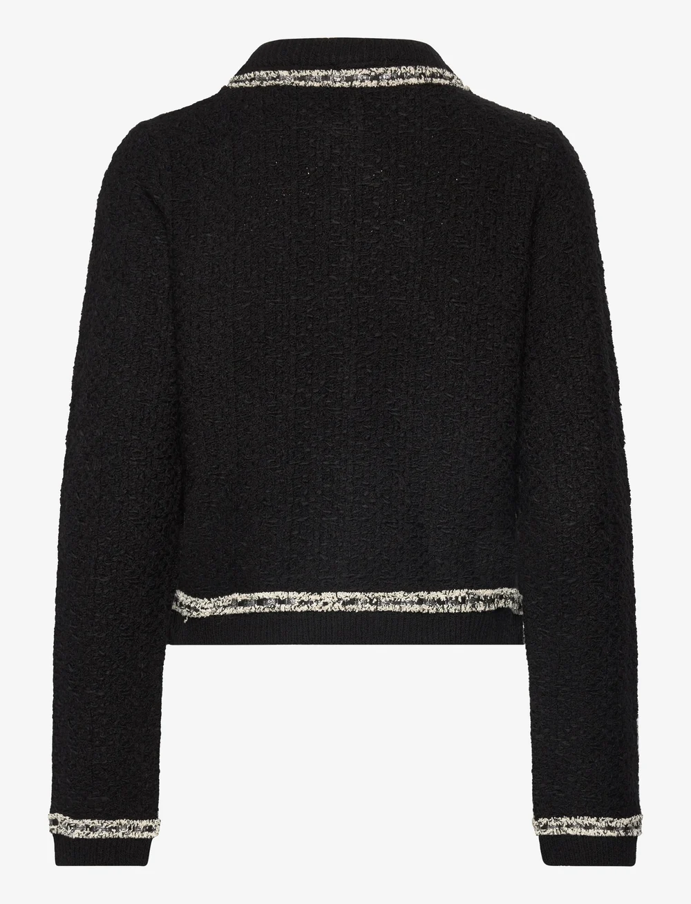 Mango - Bicolour tweed jacket - koftor - black - 2