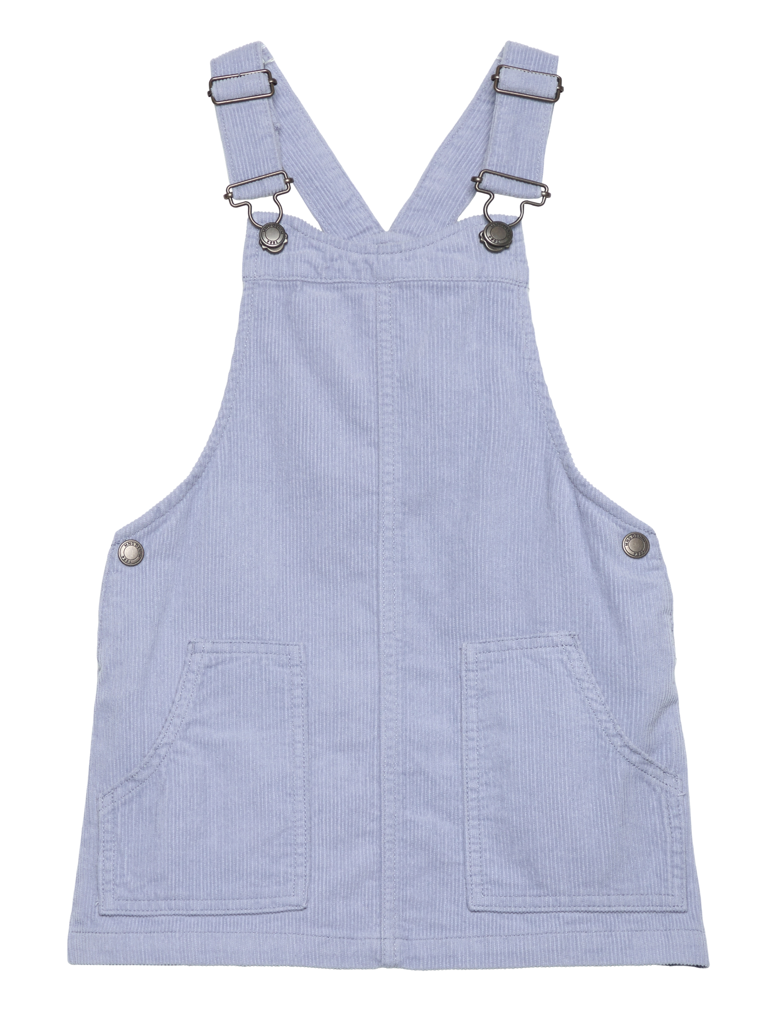 Corduroy pinafore with pockets - MEDIUM BLUE