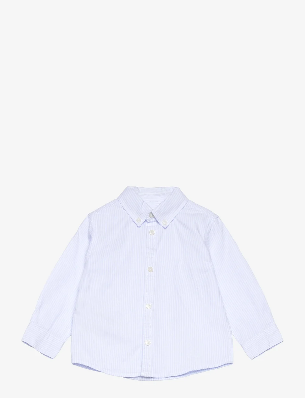Mango - Oxford cotton shirt - långärmade skjortor - lt-pastel blue - 0