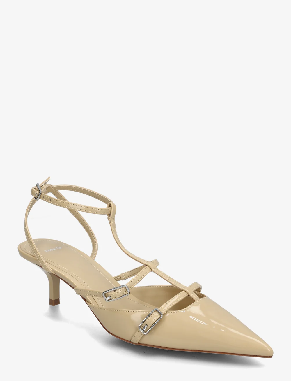 Mango - Heeled shoes with buckles - pantoletten mit absätzen - lt-pastel pink - 0