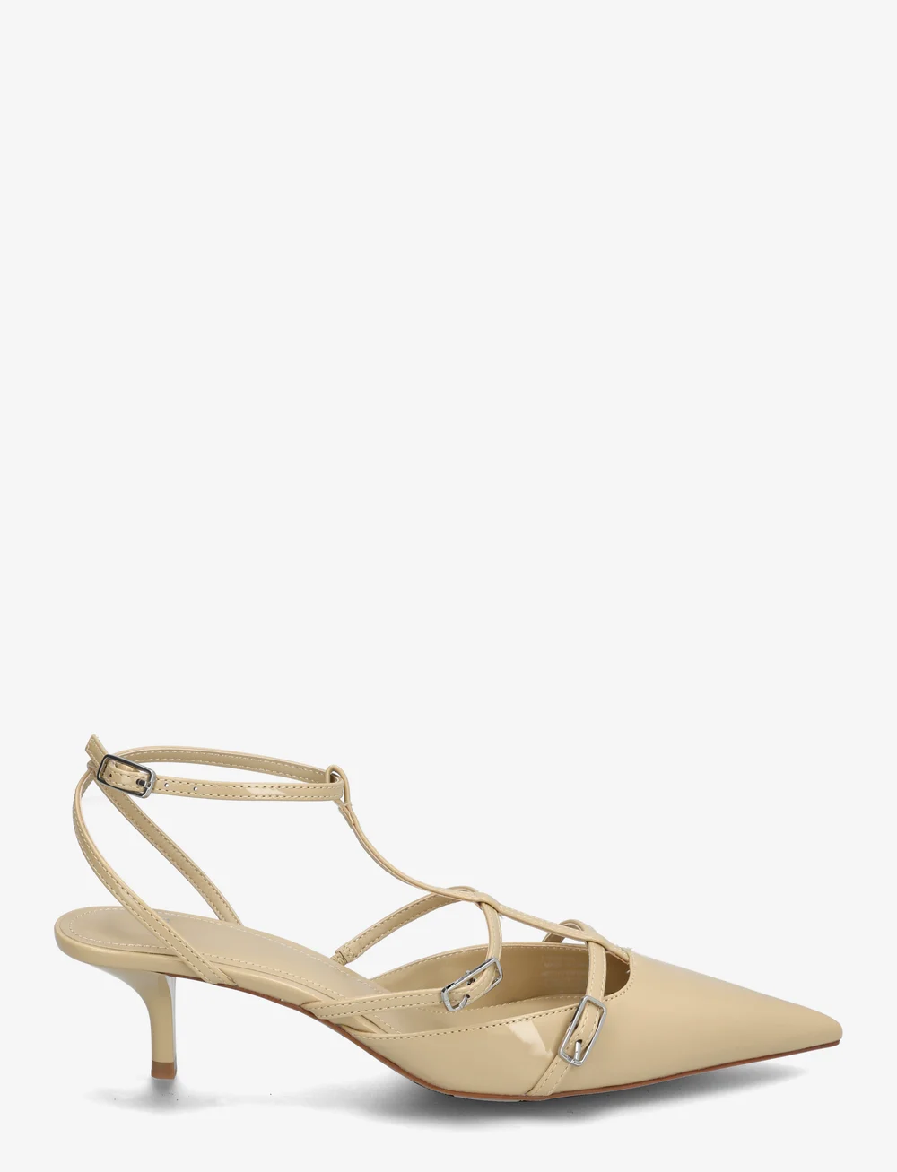 Mango - Heeled shoes with buckles - pantoletten mit absätzen - lt-pastel pink - 1