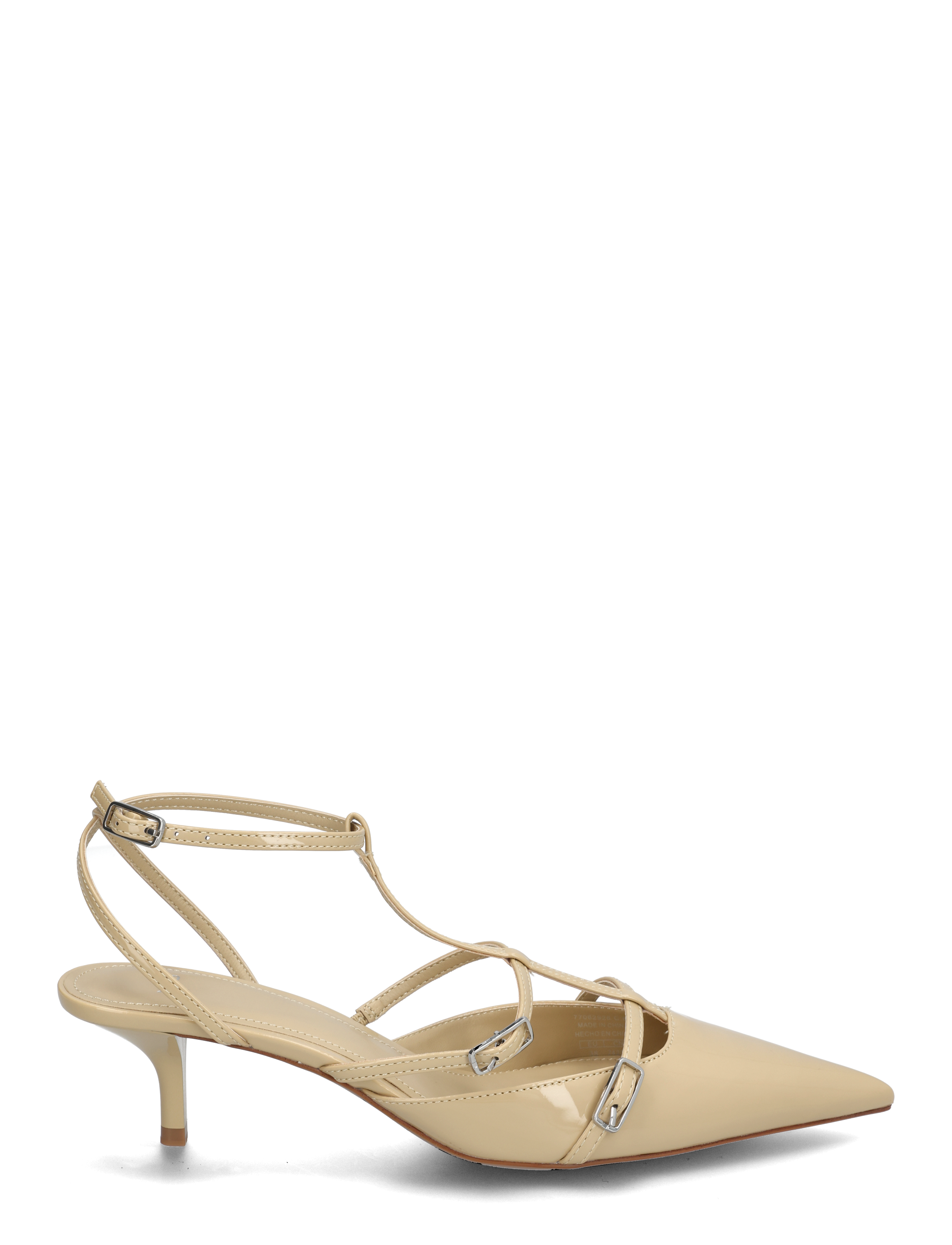 Mango - Heeled shoes with buckles - lt-pastel pink - 1