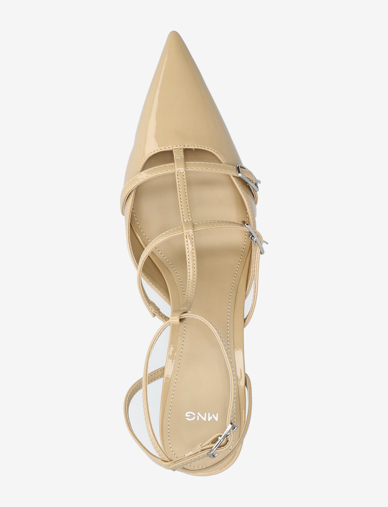 Mango - Heeled shoes with buckles - mules med hæle - lt-pastel pink - 3