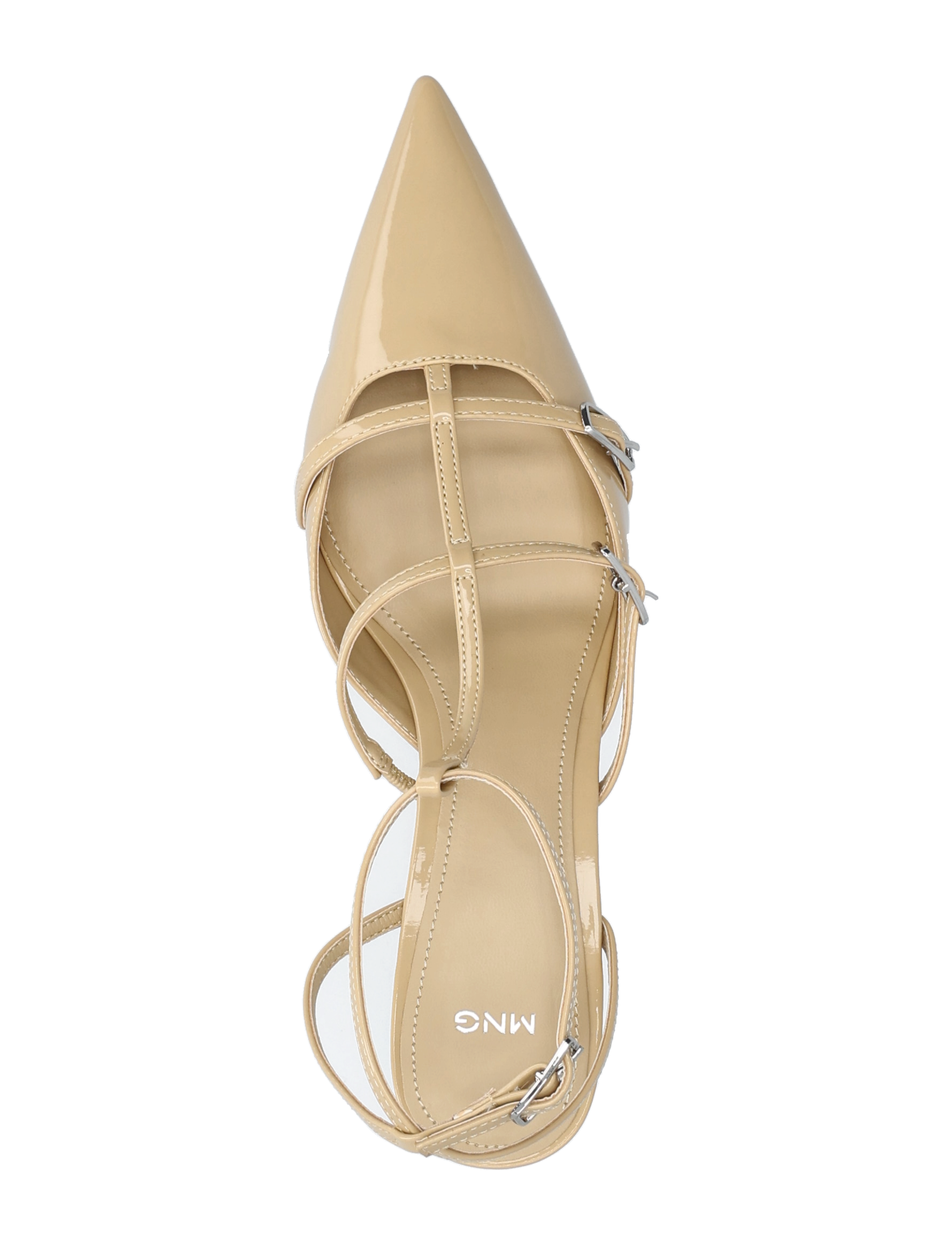 Mango - Heeled shoes with buckles - lt-pastel pink - 3