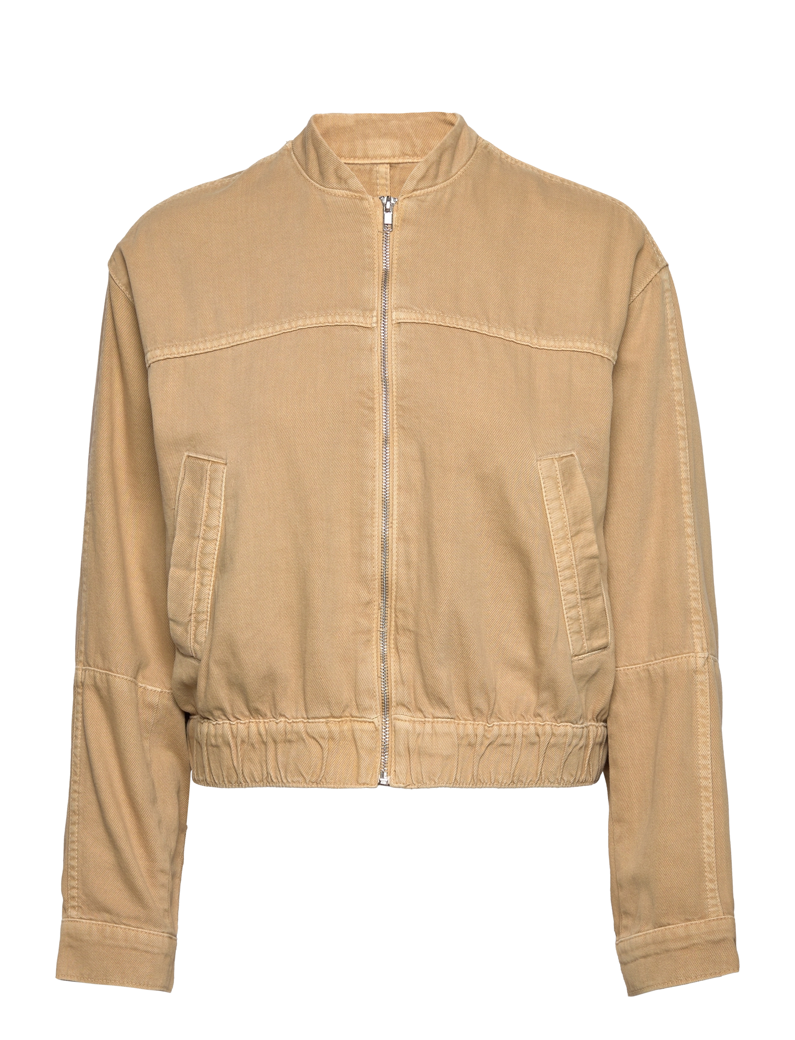 Mango Denim bomber jacket - Jakid ja mantlid - MEDIUM BROWN / beige