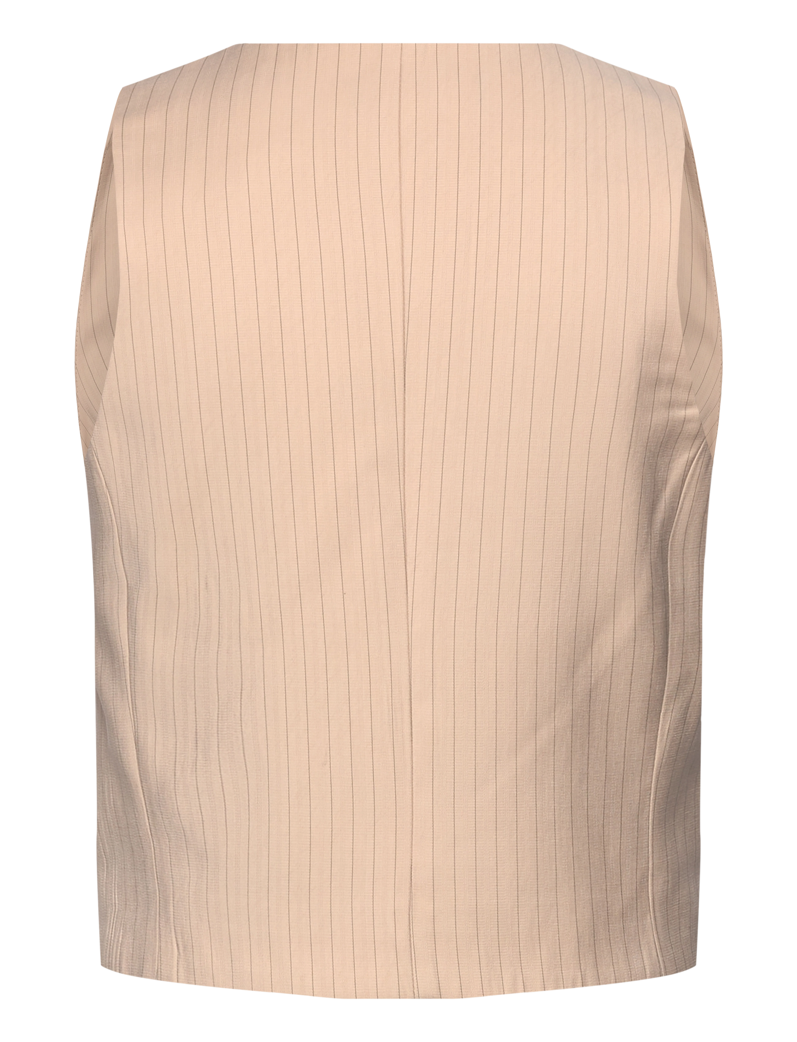 Mango - Striped suit waistcoat - festtøj til outletpriser - light beige - 2