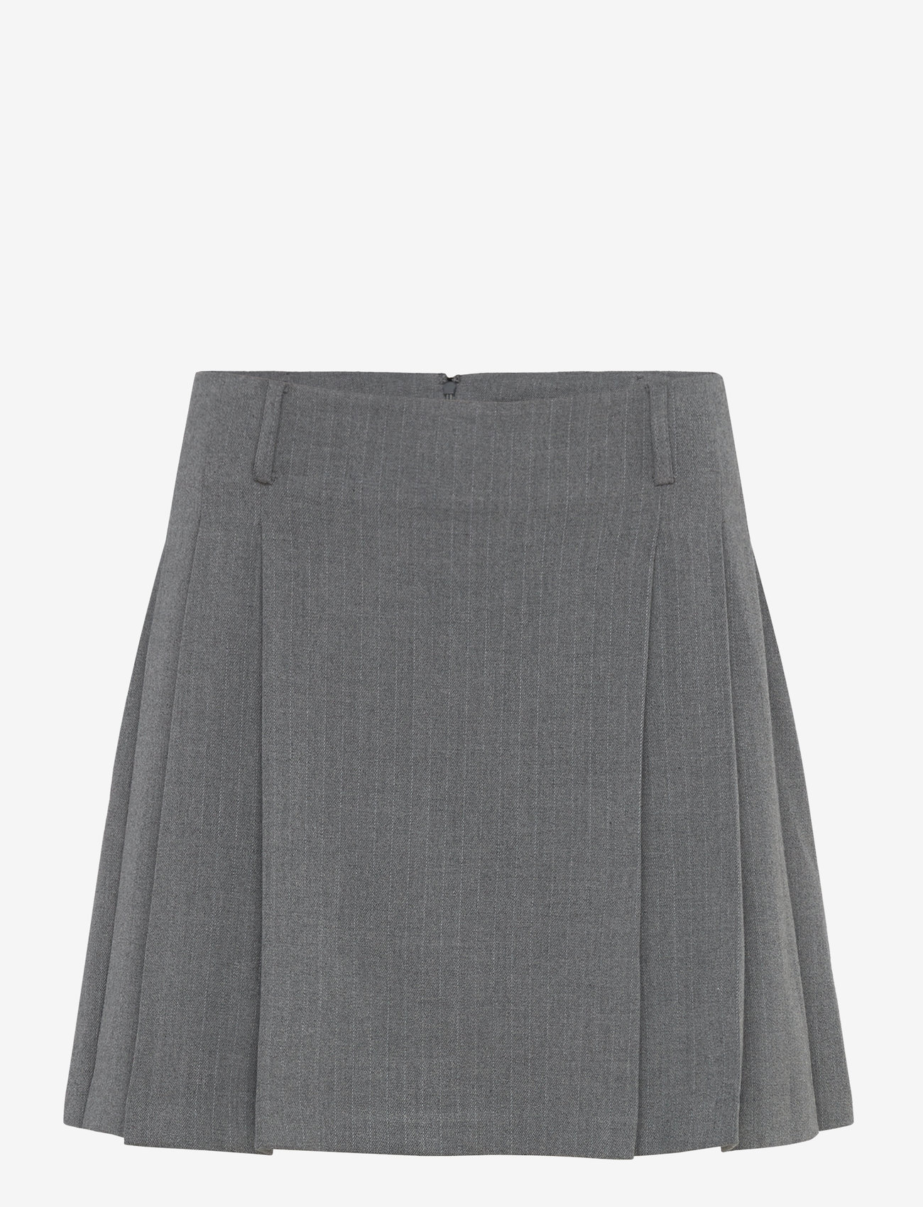 Mango - Pinstriped pleated skirt - grey - 0