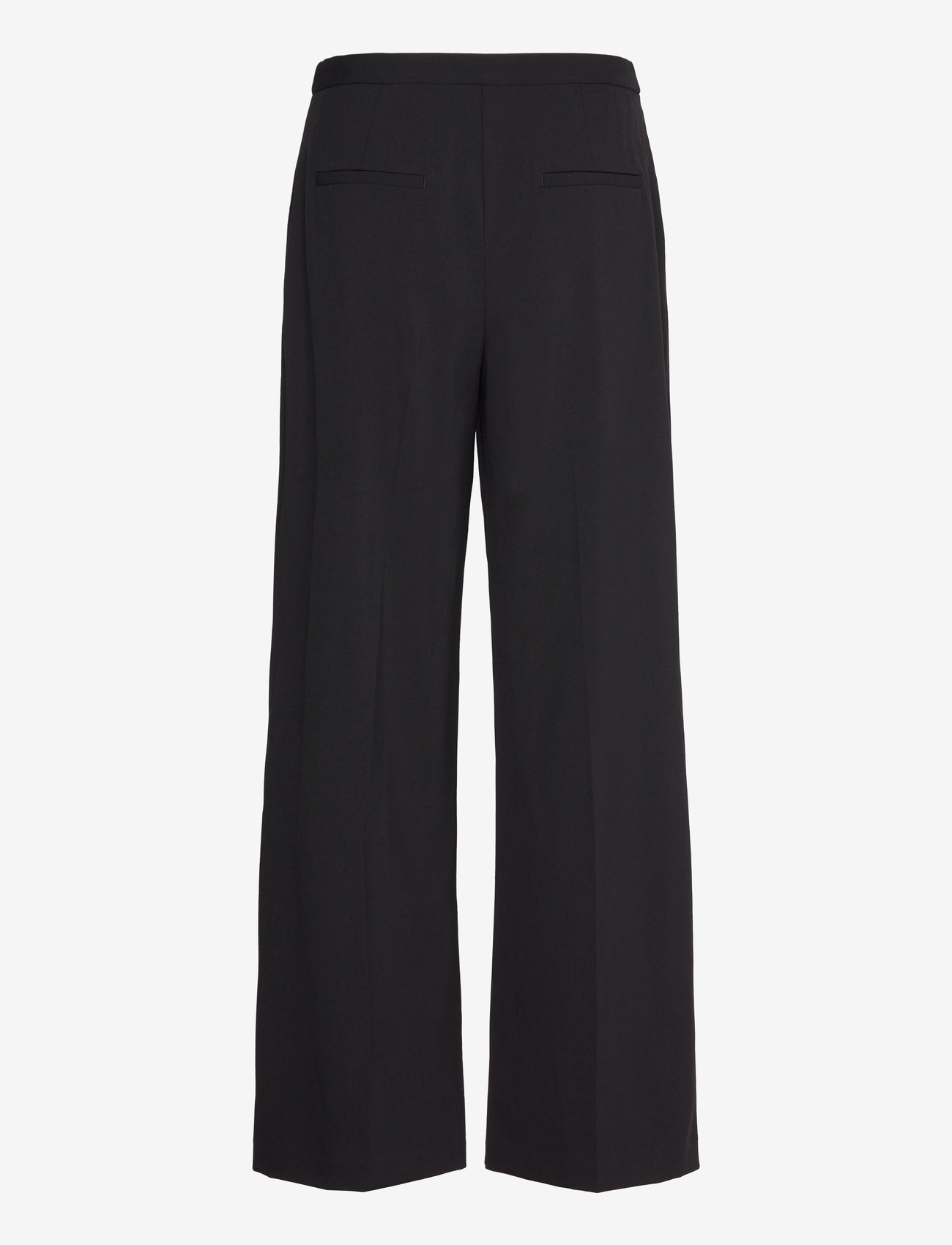 Mango - Wideleg pleated trousers - black - 2