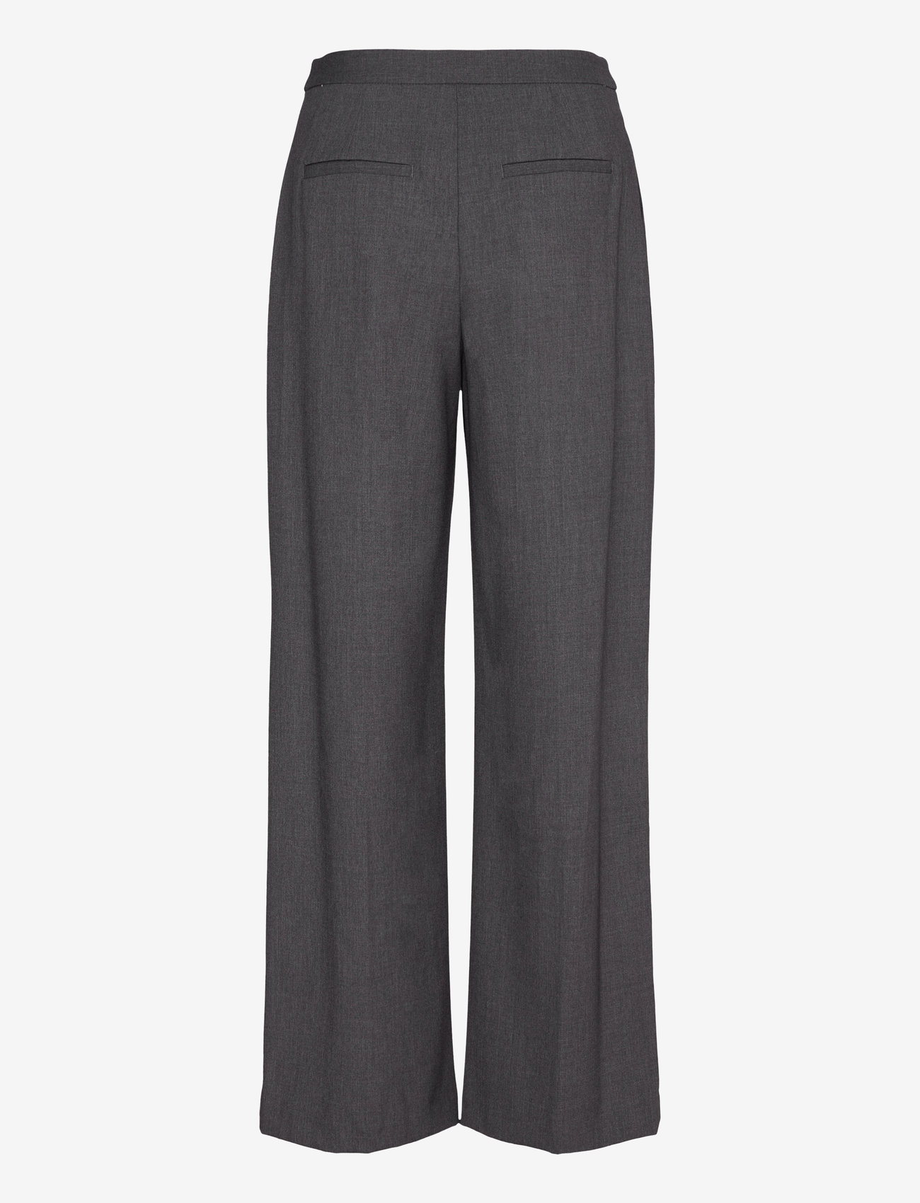 Mango - Wideleg pleated trousers - grey - 2