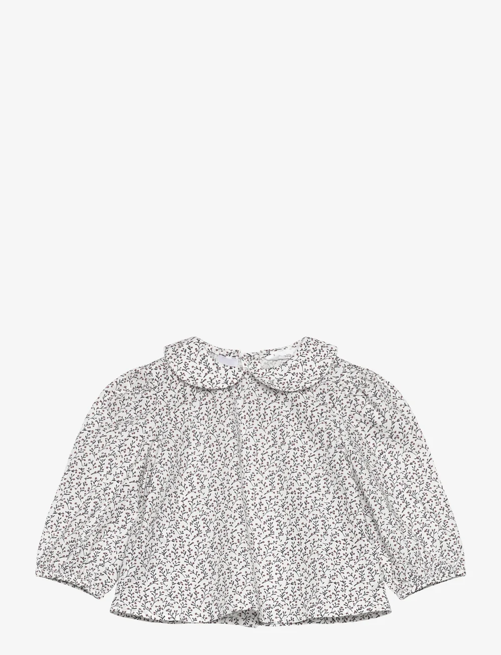 Mango - Printed cotton blouse - blusen & tuniken - natural white - 0