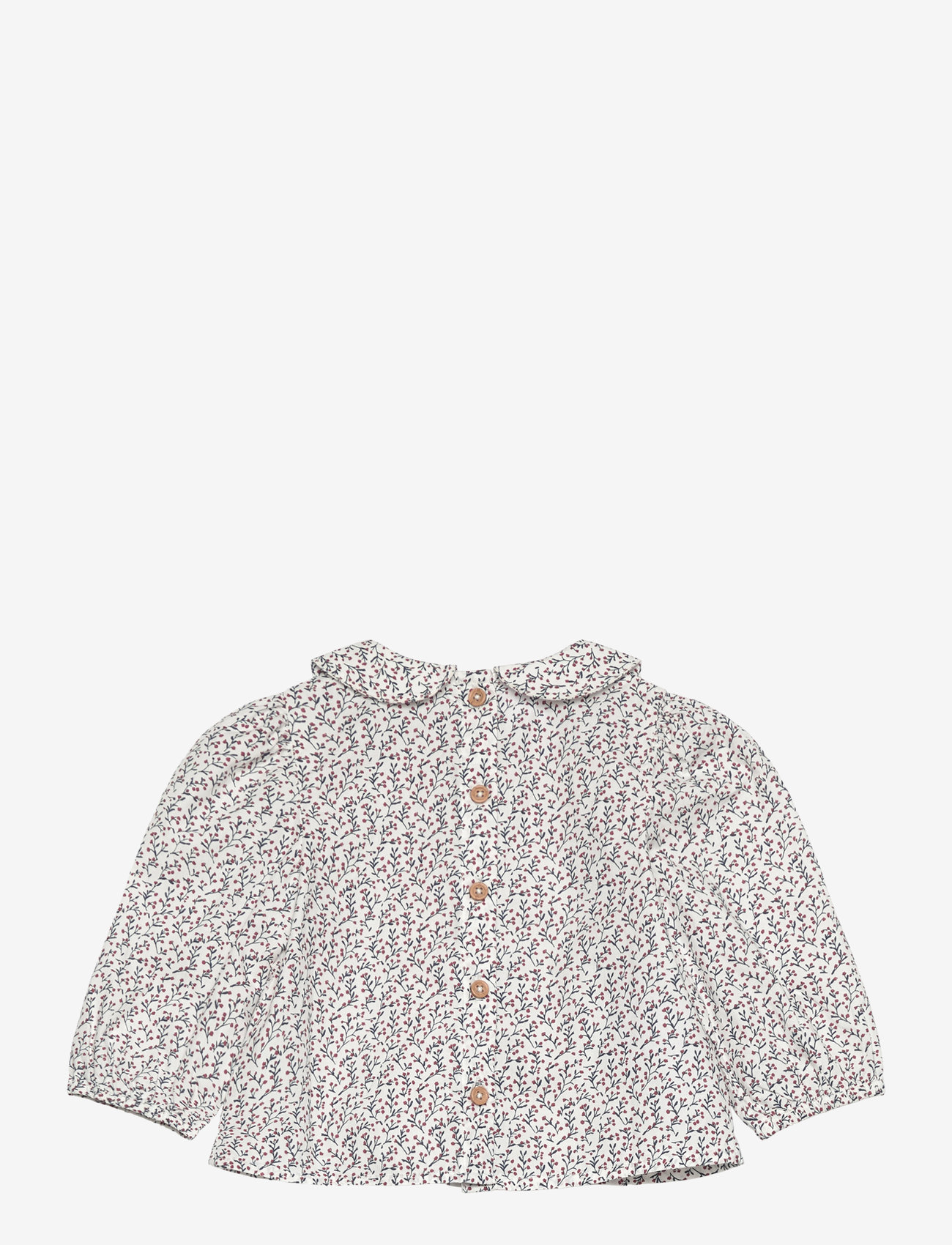 Mango - Printed cotton blouse - lowest prices - natural white - 1