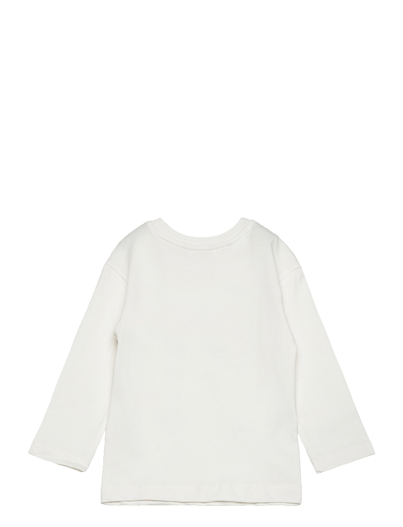 Mango - Embroidered details print t-shirt - langärmelig - natural white - 1