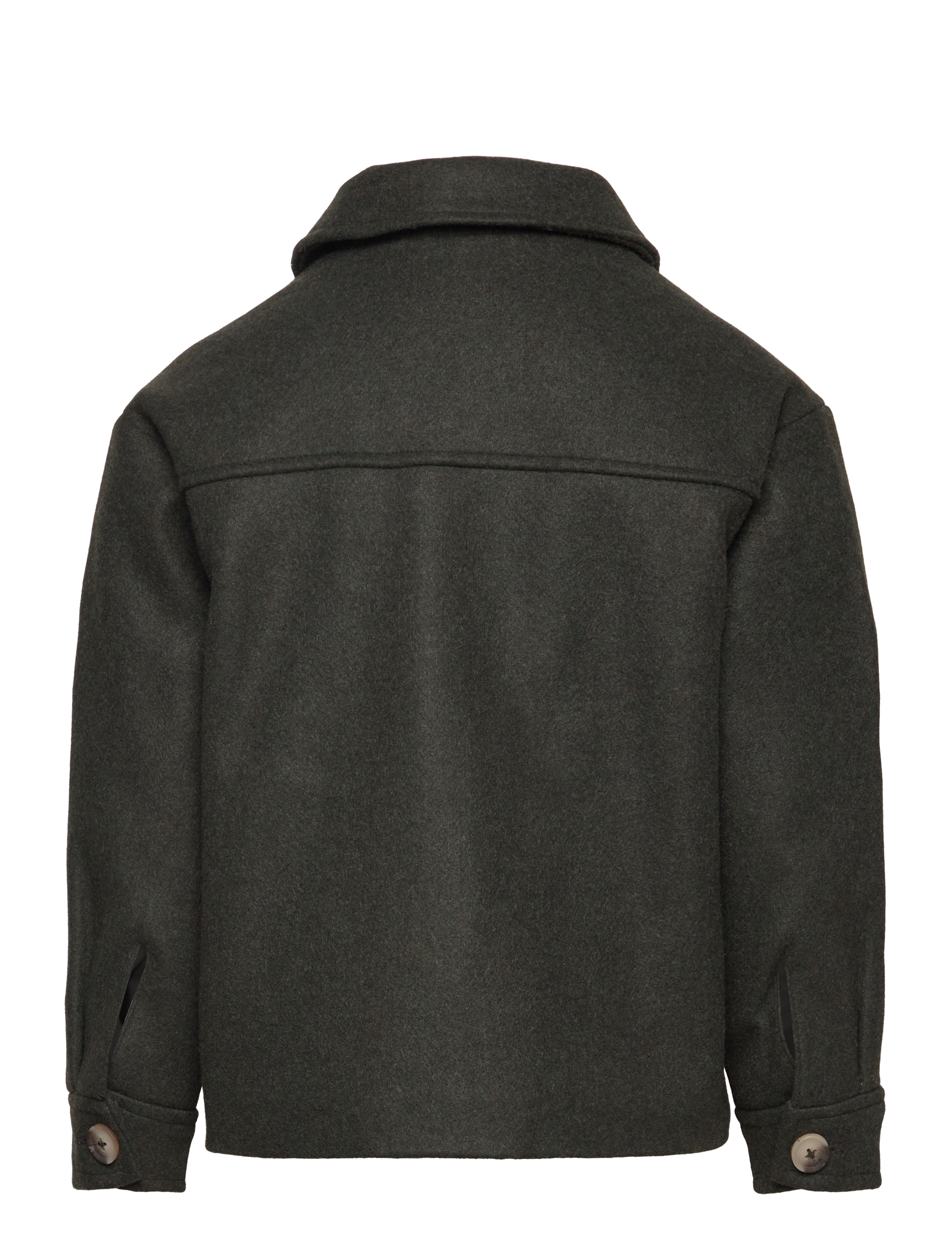 Mango - Short cloth coat - vårjackor - beige - khaki - 1