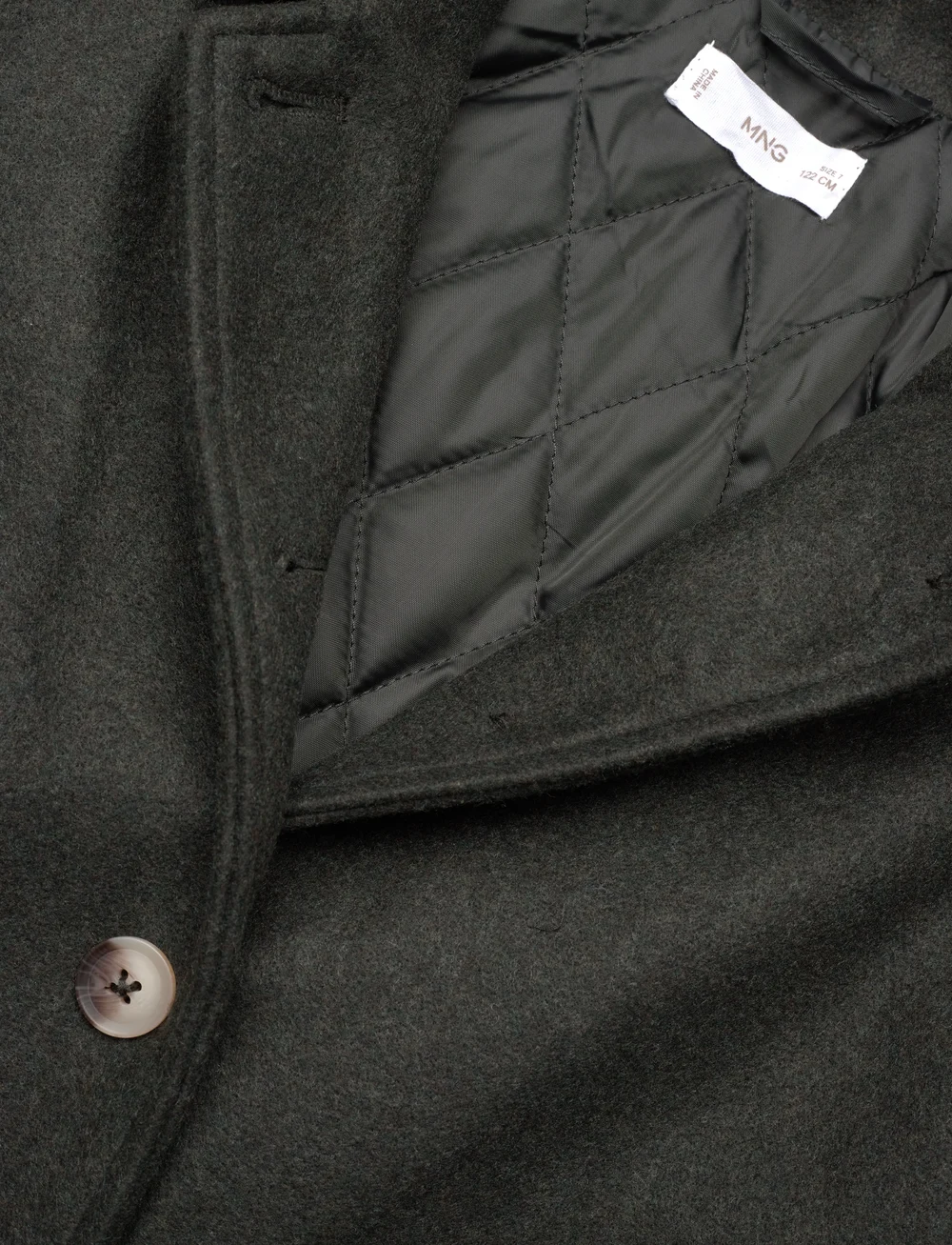 Mango - Short cloth coat - leichte jacken - beige - khaki - 2