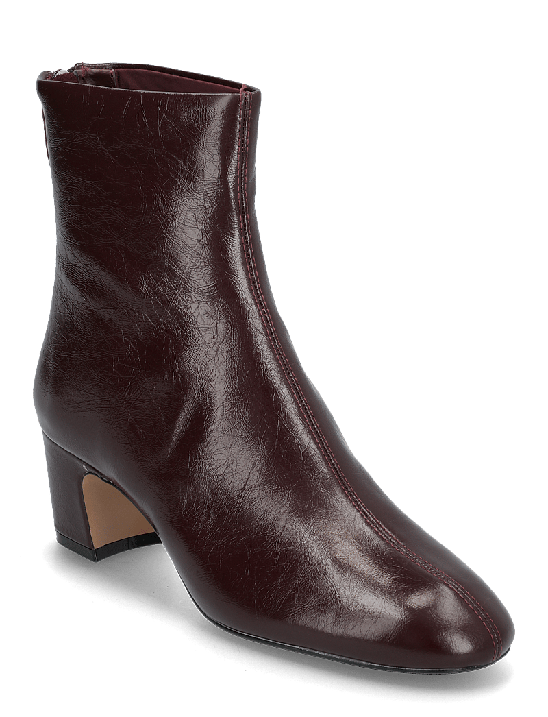 Mango Zipped Leather Ankle Boots (MAN77067930-AW24) Stiefeletten