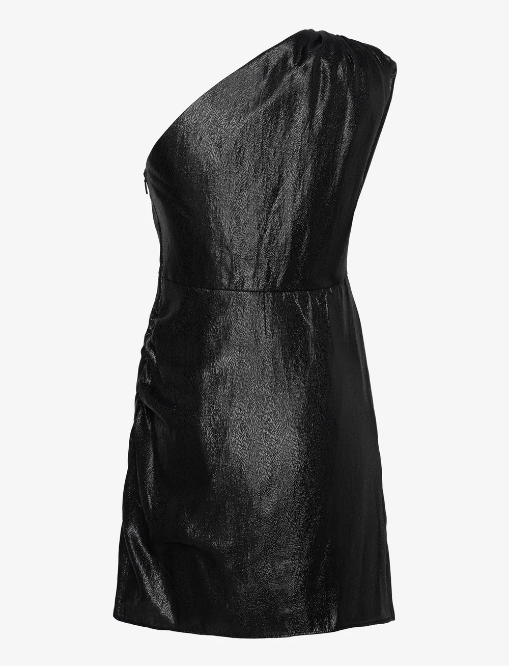 Mango - Textured asymmetrical dress - partykleider - black - 2
