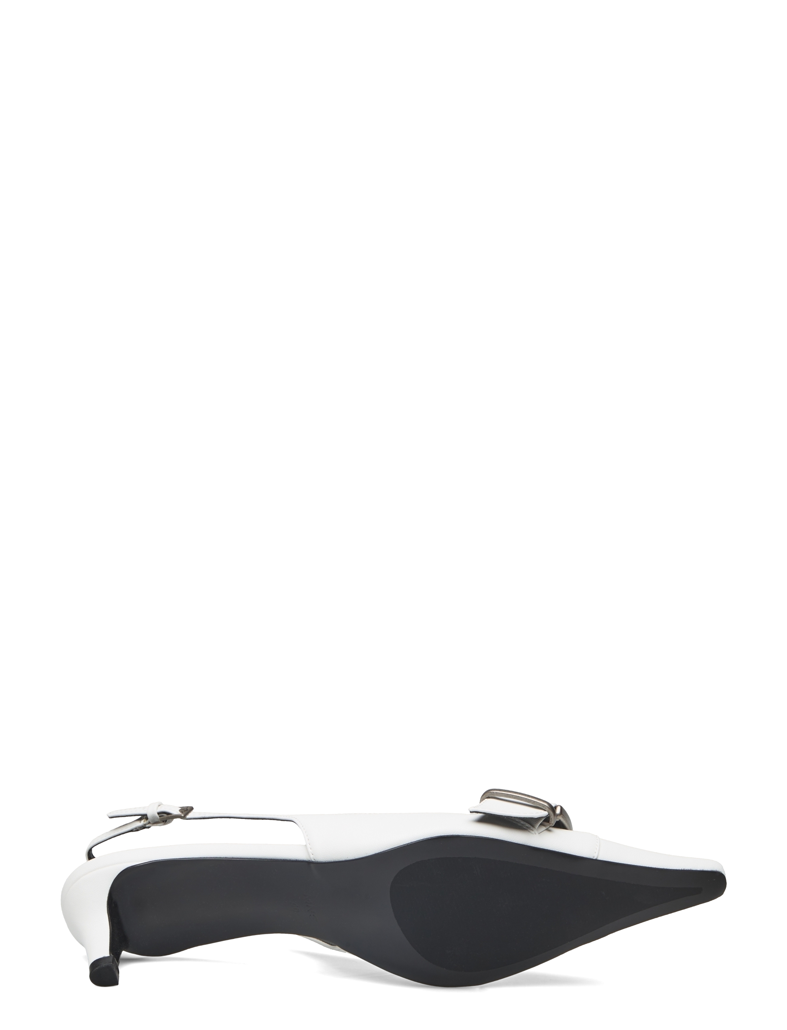Mango - Heeled shoes with buckle fastening - kvinder - white - 4