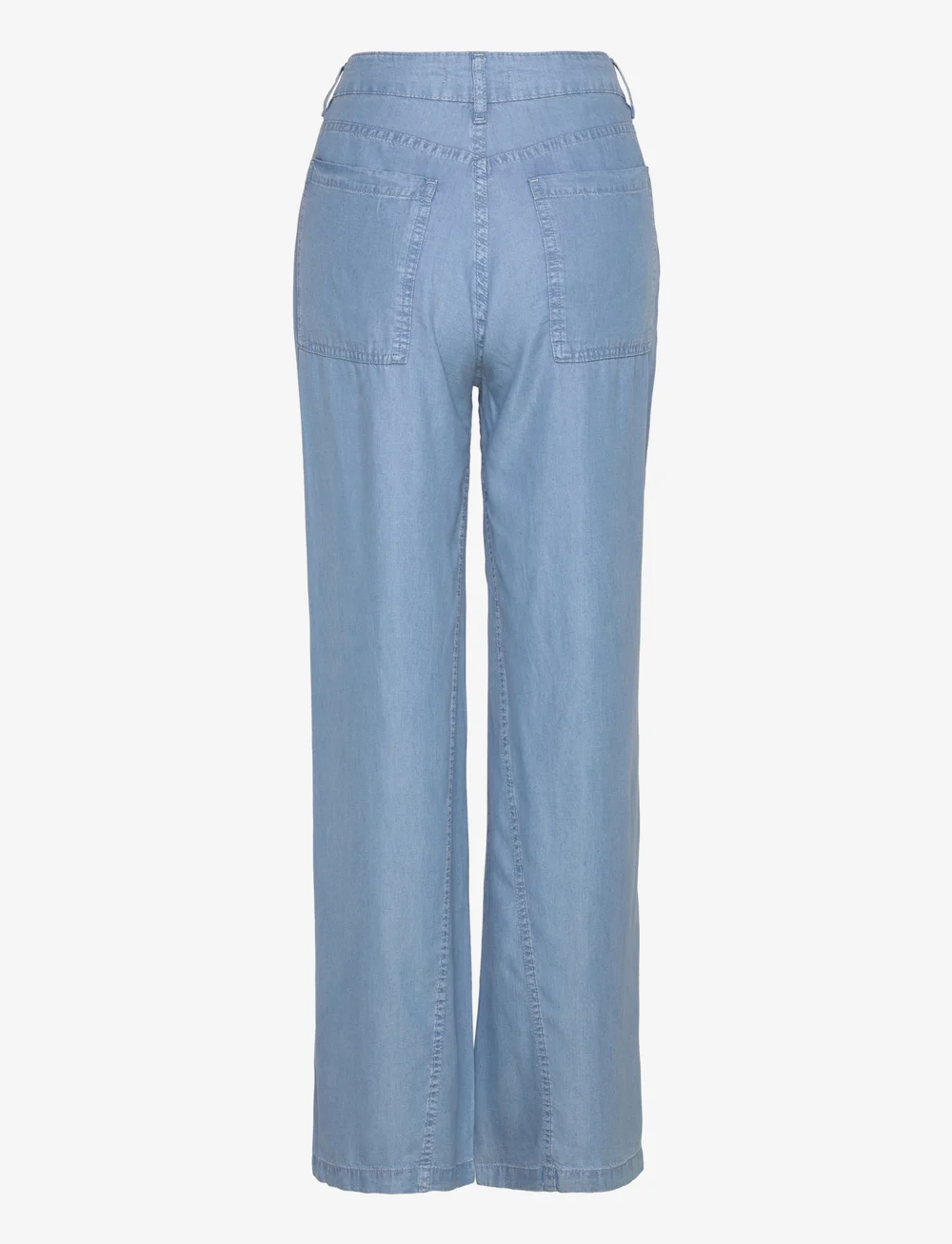 Mango - Wideleg lyocell trousers - vida byxor - open blue - 1