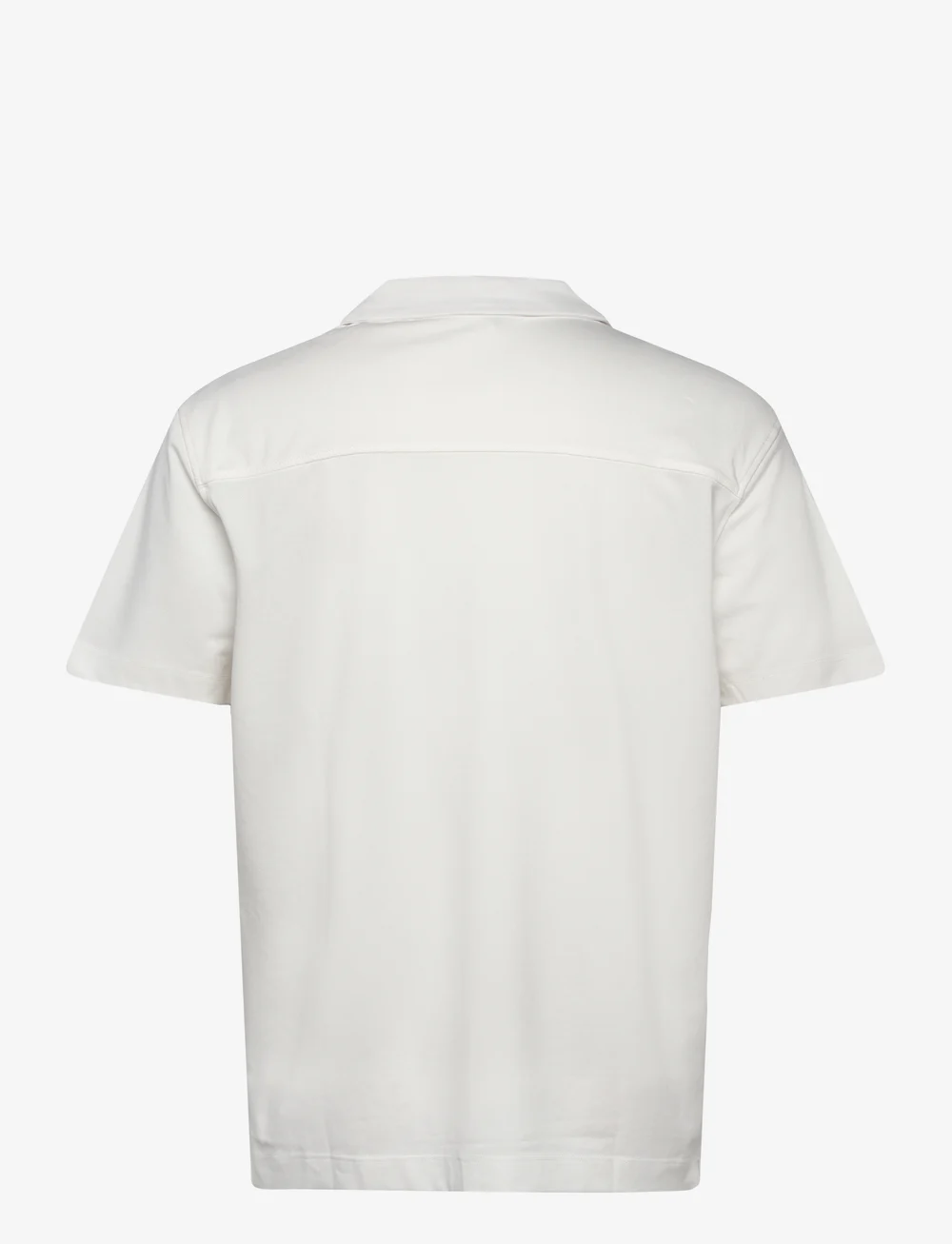 Mango - Bowling collar cotton shirt - kurzarmhemden - light beige - 2