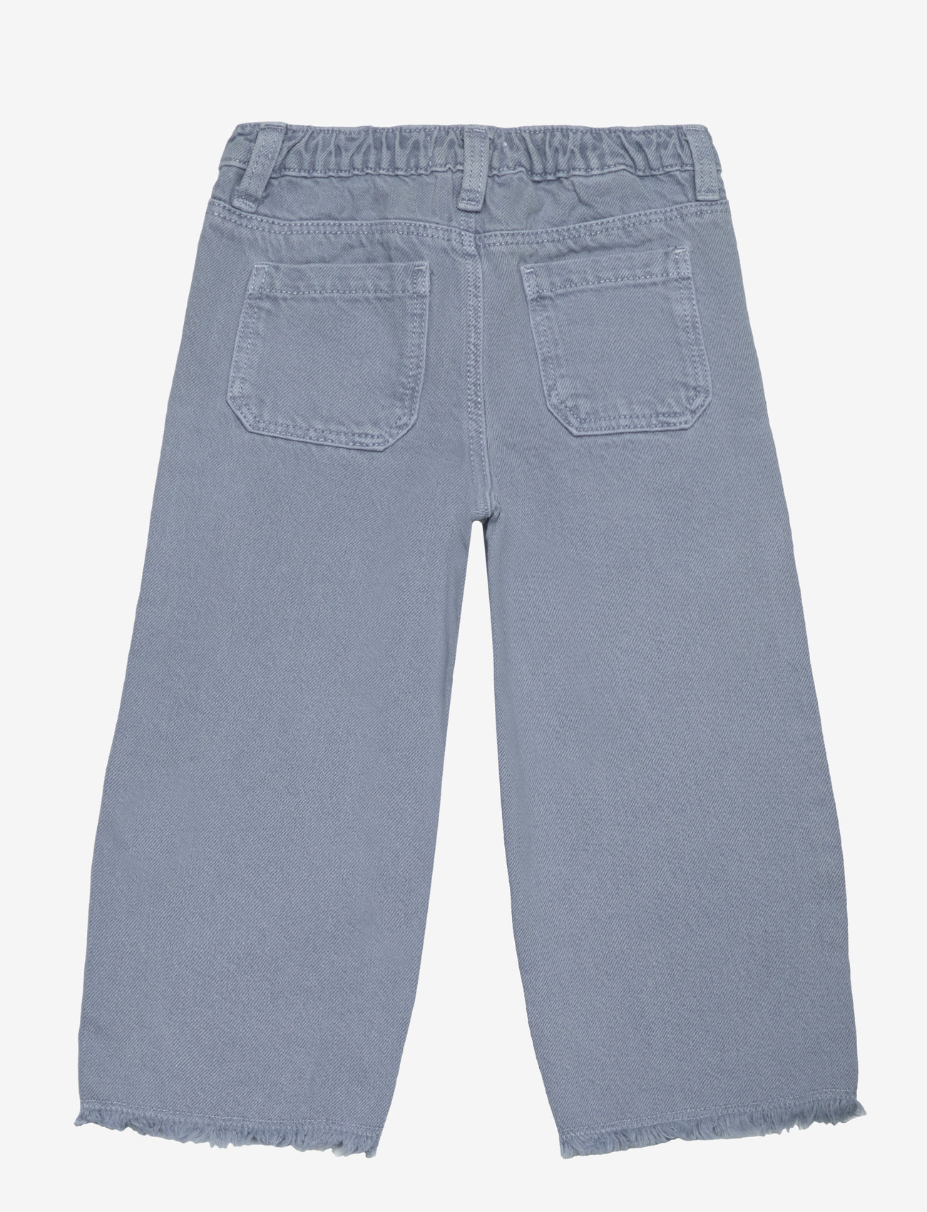 Mango - Frayed hem culotte jeans - regular jeans - medium blue - 1