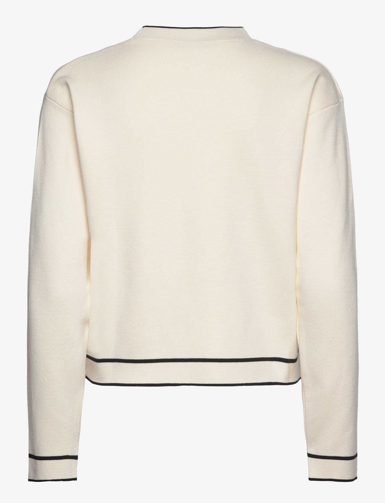Mango - Contrast trim sweater - light beige - 2