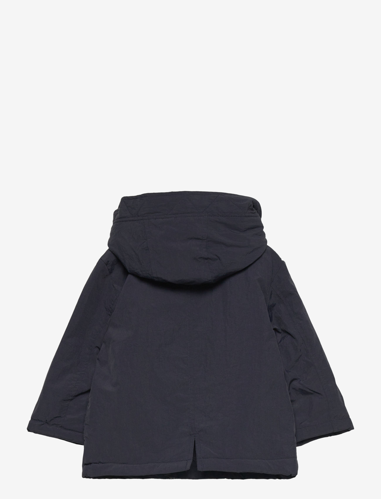 Mango - Pockets hooded coat - parkas - navy - 2