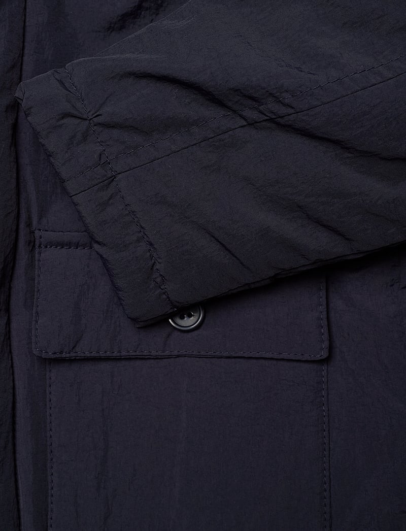 Mango - Pockets hooded coat - parkas - navy - 4