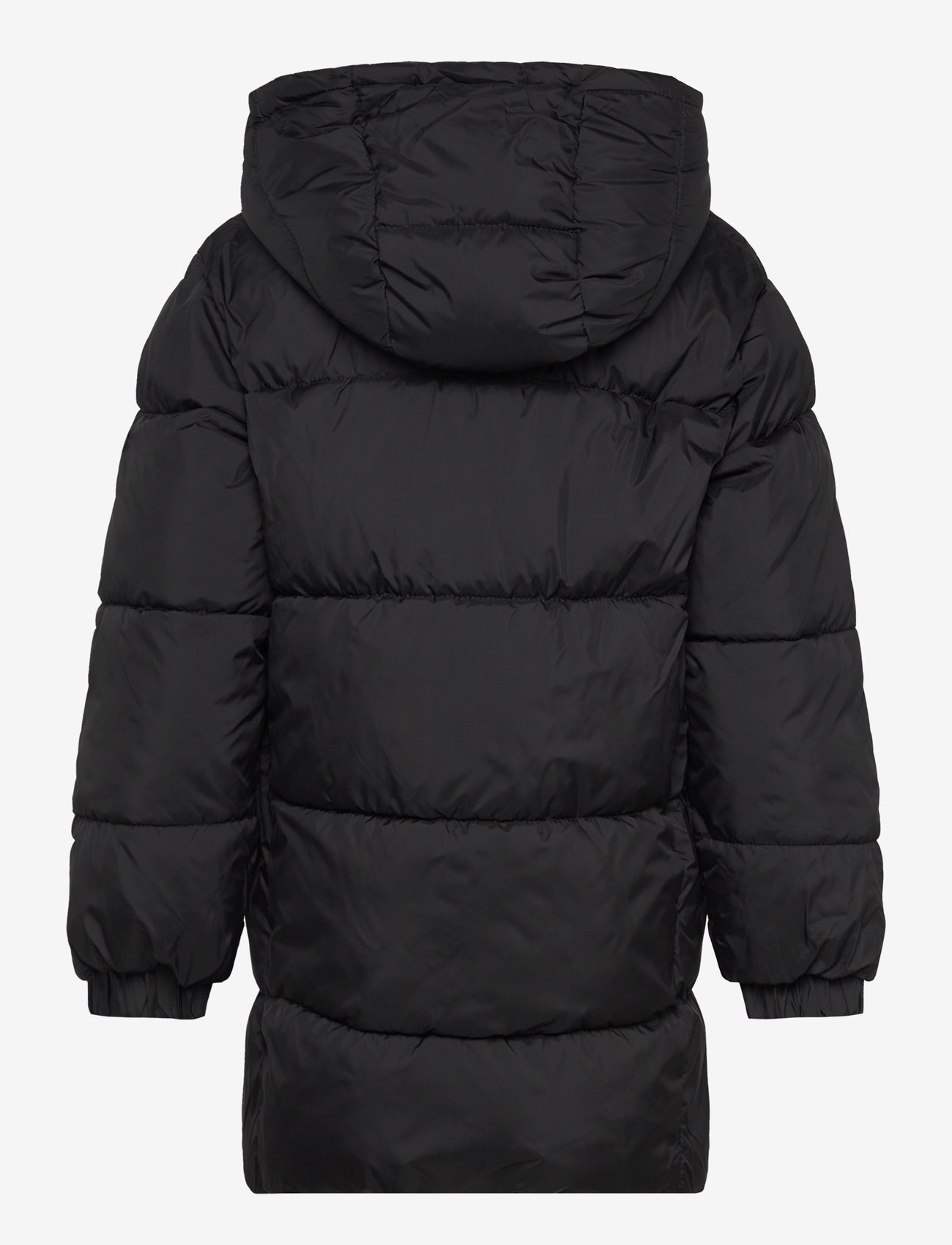 Mango - Quilted long coat - overtøj - black - 1