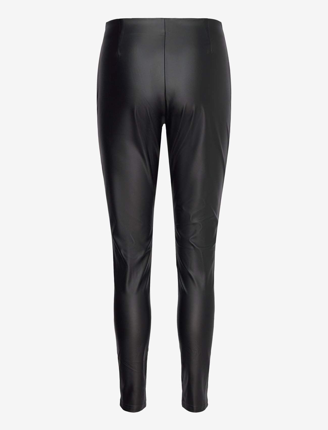 Mango - Leather-effect leggings - lederhosen - black - 2
