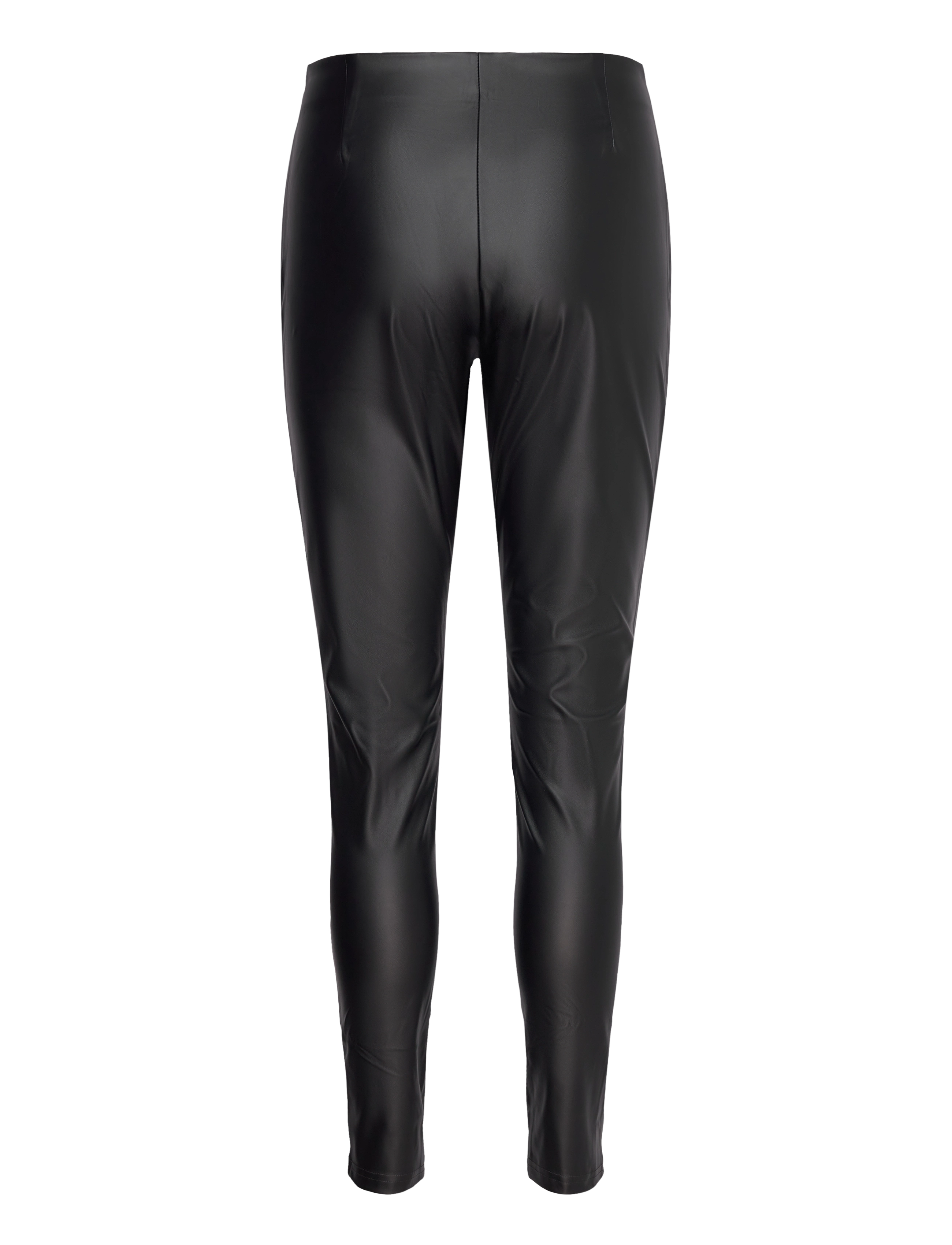 Mango - Leather-effect leggings - de laveste prisene - black - 2